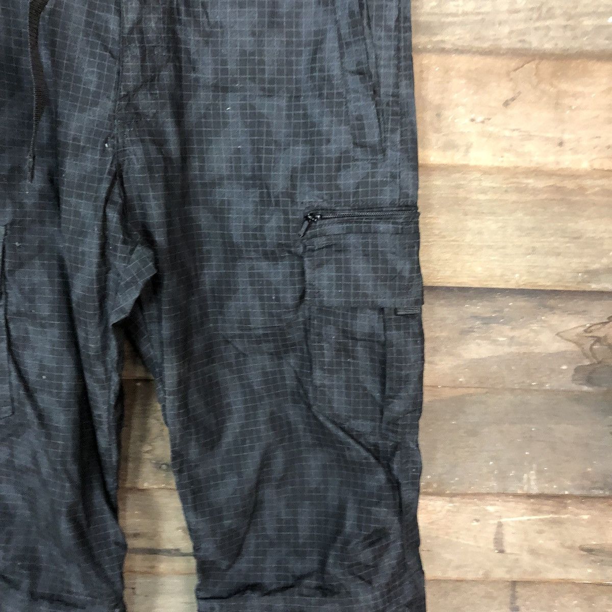 Japanese Brand Japan utility hiking track Black Cargo Pants #2662 Size US 32 / EU 48 - 7 Thumbnail