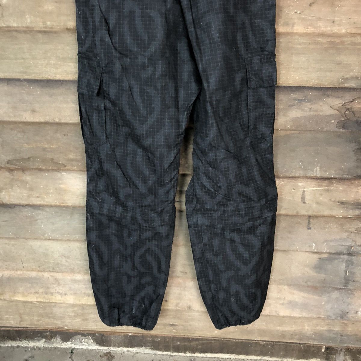 Japanese Brand Japan utility hiking track Black Cargo Pants #2662 Size US 32 / EU 48 - 13 Thumbnail
