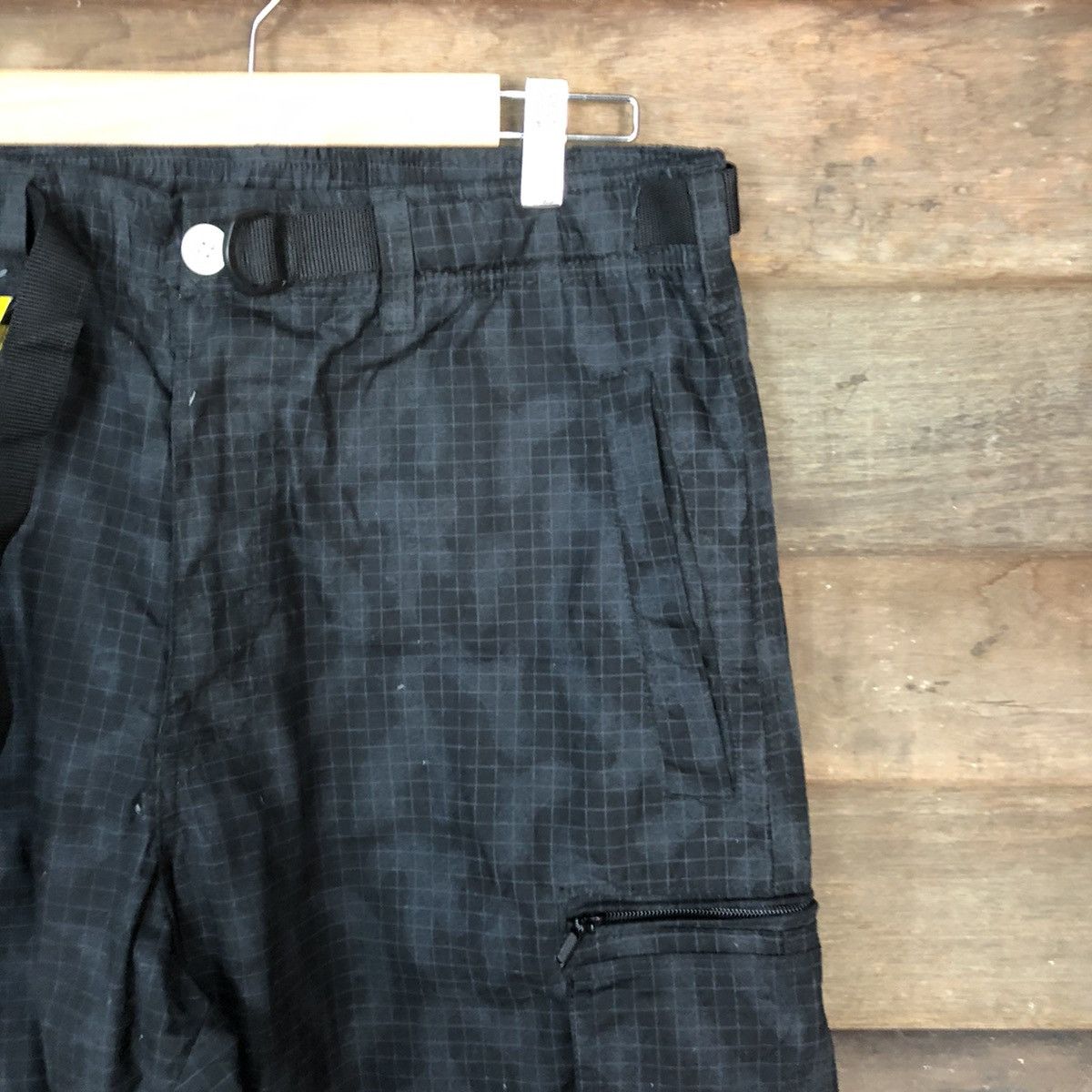 Japanese Brand Japan utility hiking track Black Cargo Pants #2662 Size US 32 / EU 48 - 5 Thumbnail