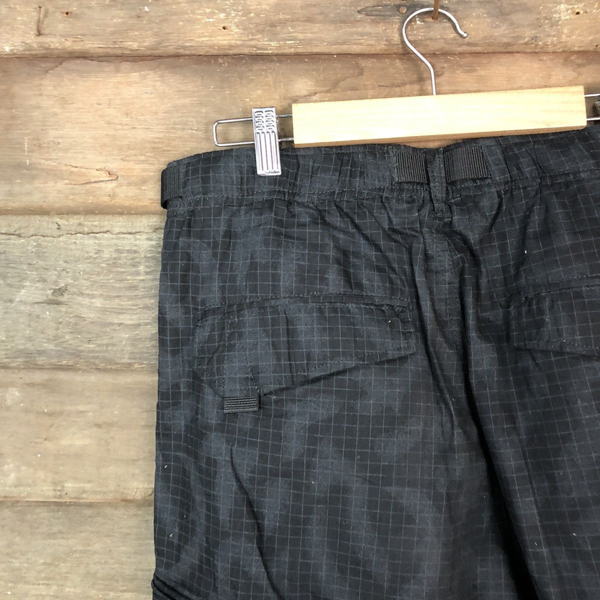 Japanese Brand Japan utility hiking track Black Cargo Pants #2662 Size US 32 / EU 48 - 14 Thumbnail
