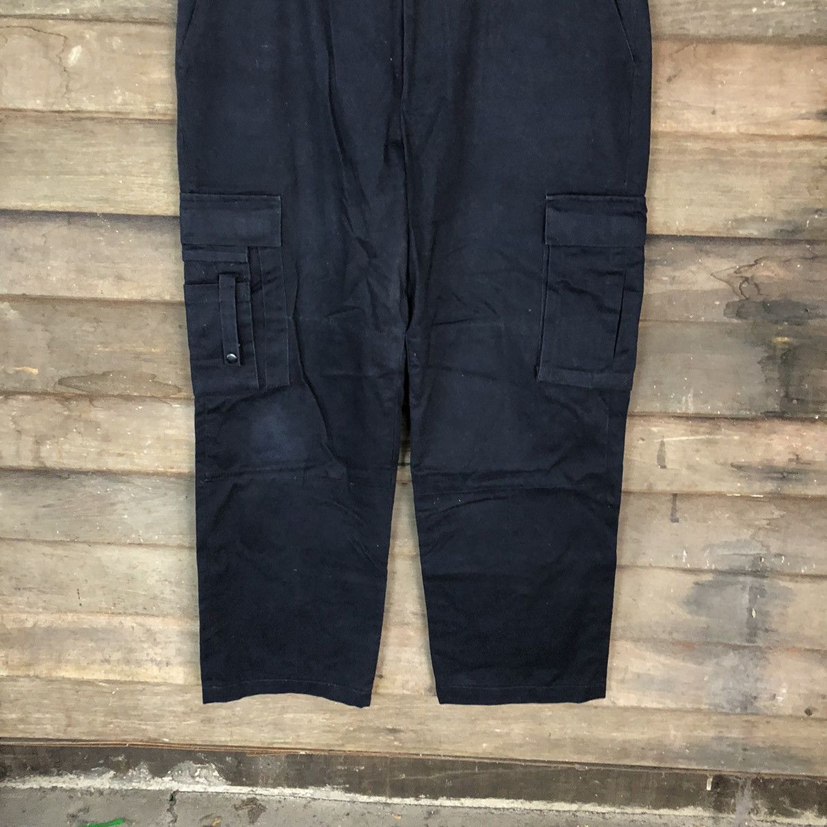Japanese Brand Tact Squad Dark blue utility japan Cargo Pants #2855 Size US 36 / EU 52 - 3 Thumbnail
