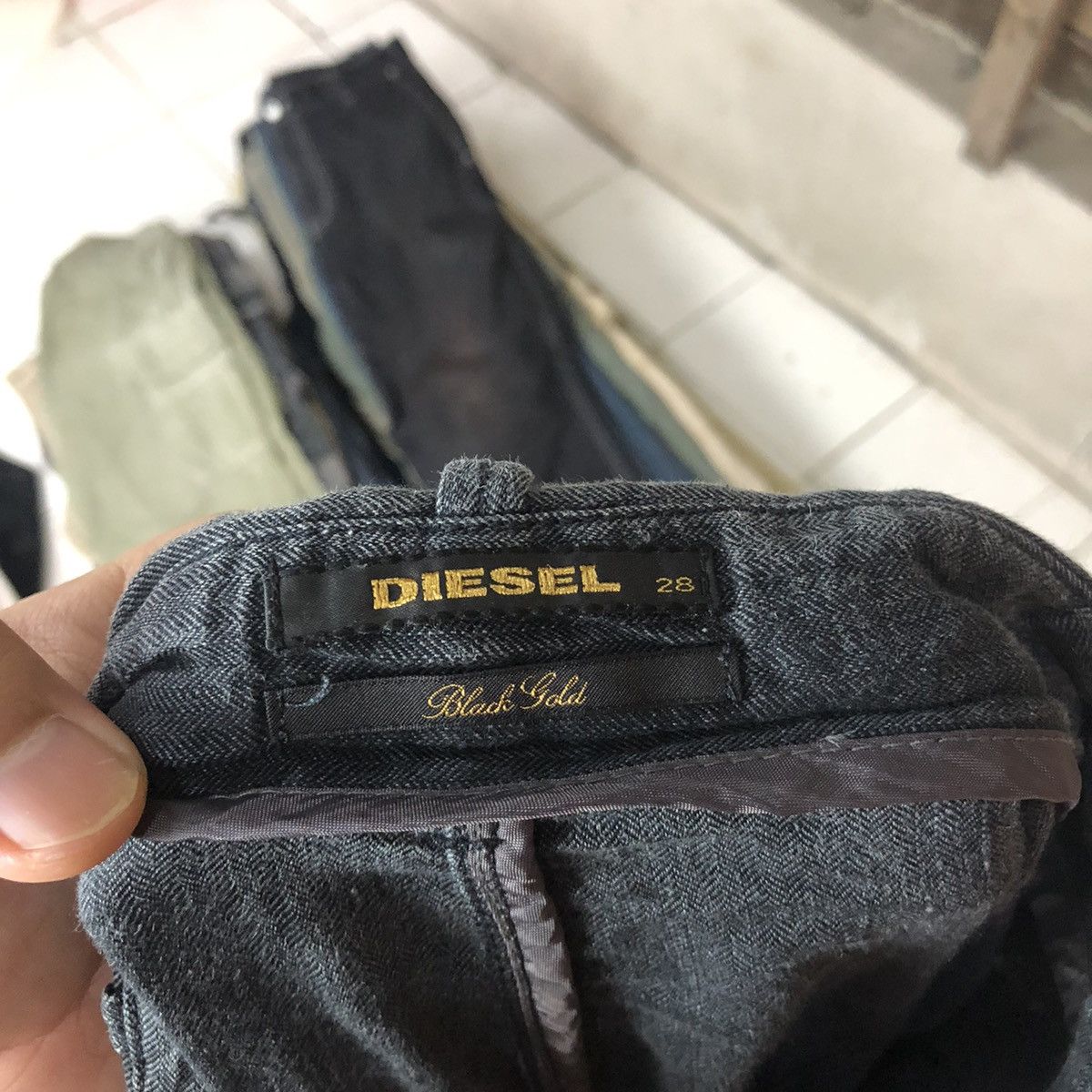 Diesel Diesel Dark Blue Cargo Pants #6917 Size US 28 / EU 44 - 14 Thumbnail