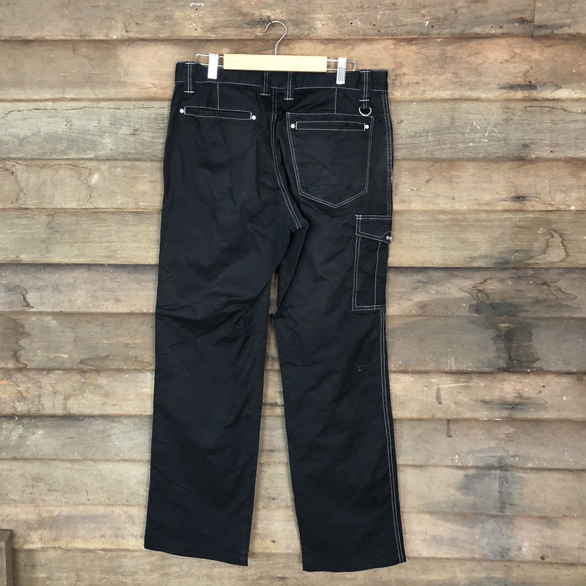 Japanese Brand Ignio Black utility multipocket tactical Cargo Pants #6901 Size US 32 / EU 48 - 9 Thumbnail