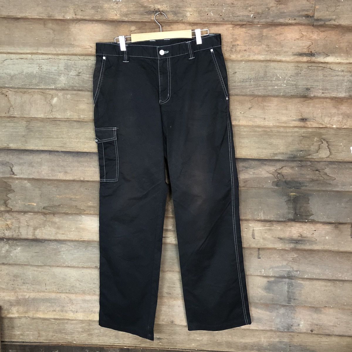 Japanese Brand Ignio Black utility multipocket tactical Cargo Pants #6901 Size US 32 / EU 48 - 1 Thumbnail