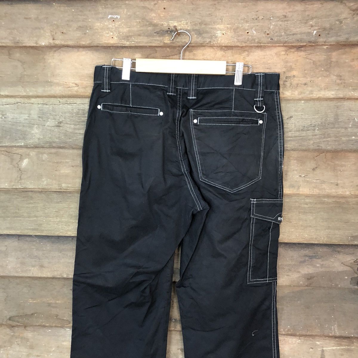 Japanese Brand Ignio Black utility multipocket tactical Cargo Pants #6901 Size US 32 / EU 48 - 10 Thumbnail