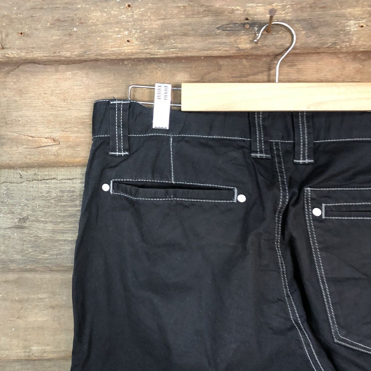 Japanese Brand Ignio Black utility multipocket tactical Cargo Pants #6901 Size US 32 / EU 48 - 12 Thumbnail