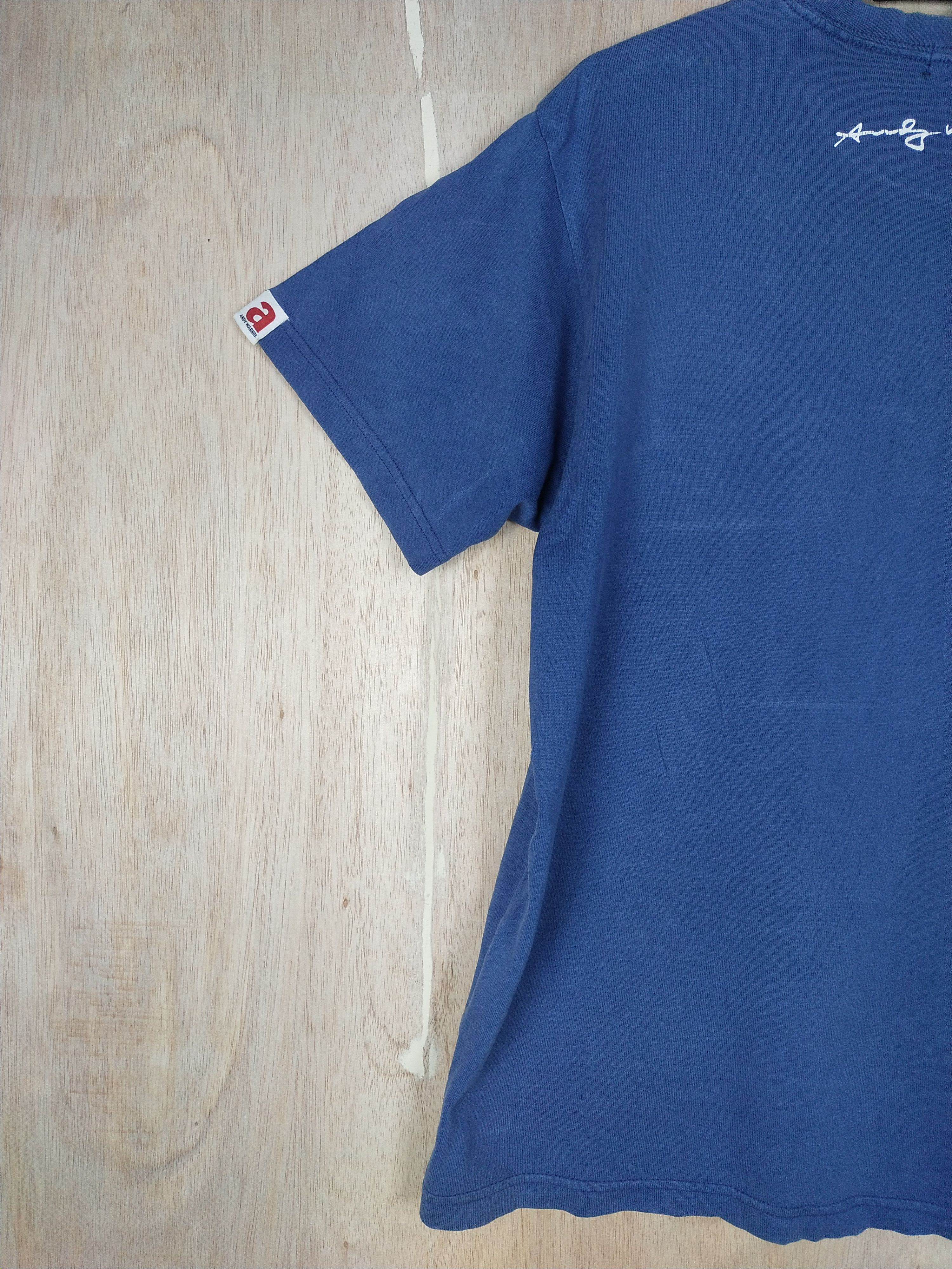 Andy Warhol DL Uniqlo X Andy Warhol Brillo blue Tshirt #2758 Size US L / EU 52-54 / 3 - 11 Thumbnail