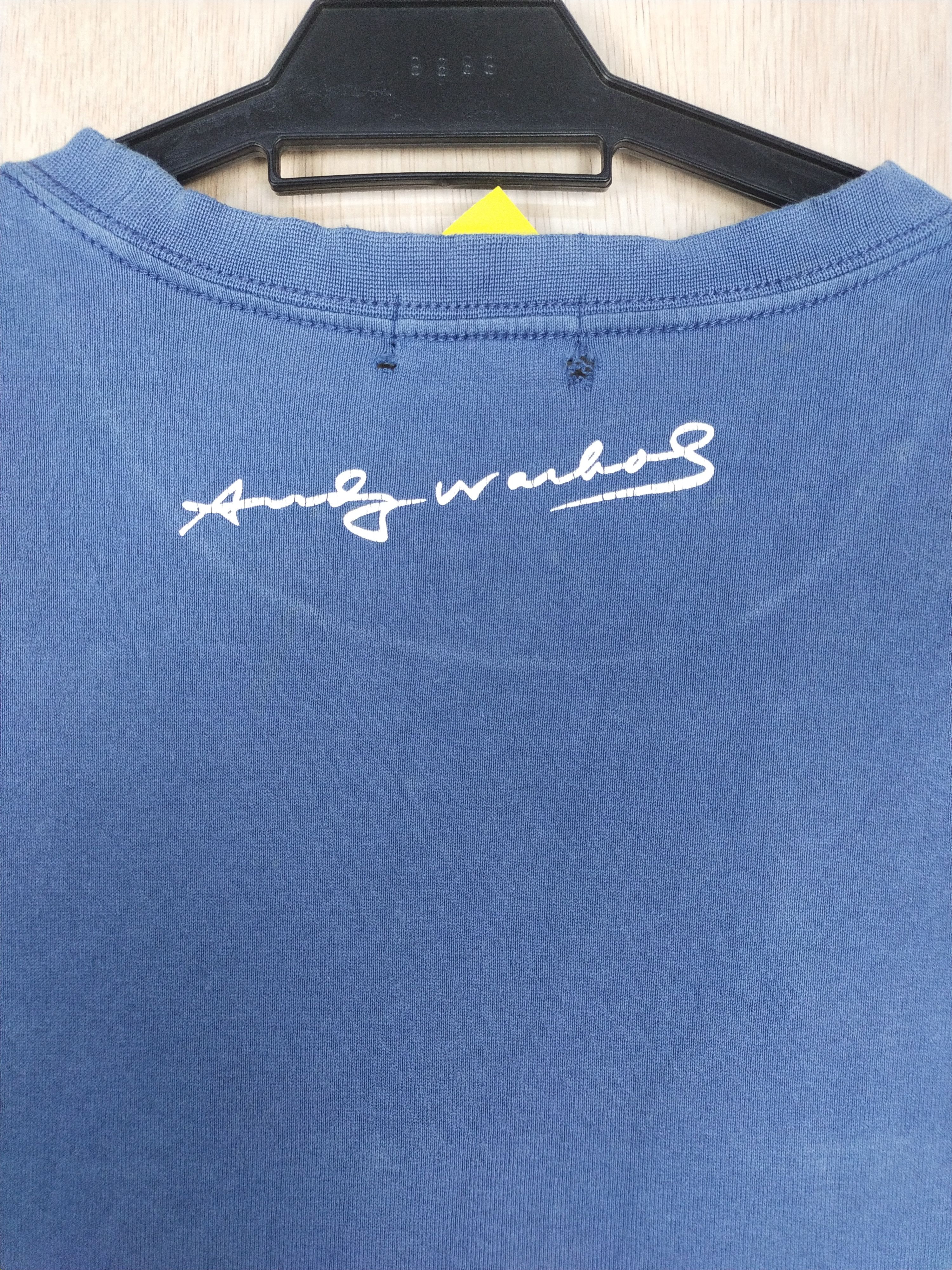 Andy Warhol DL Uniqlo X Andy Warhol Brillo blue Tshirt #2758 Size US L / EU 52-54 / 3 - 10 Thumbnail