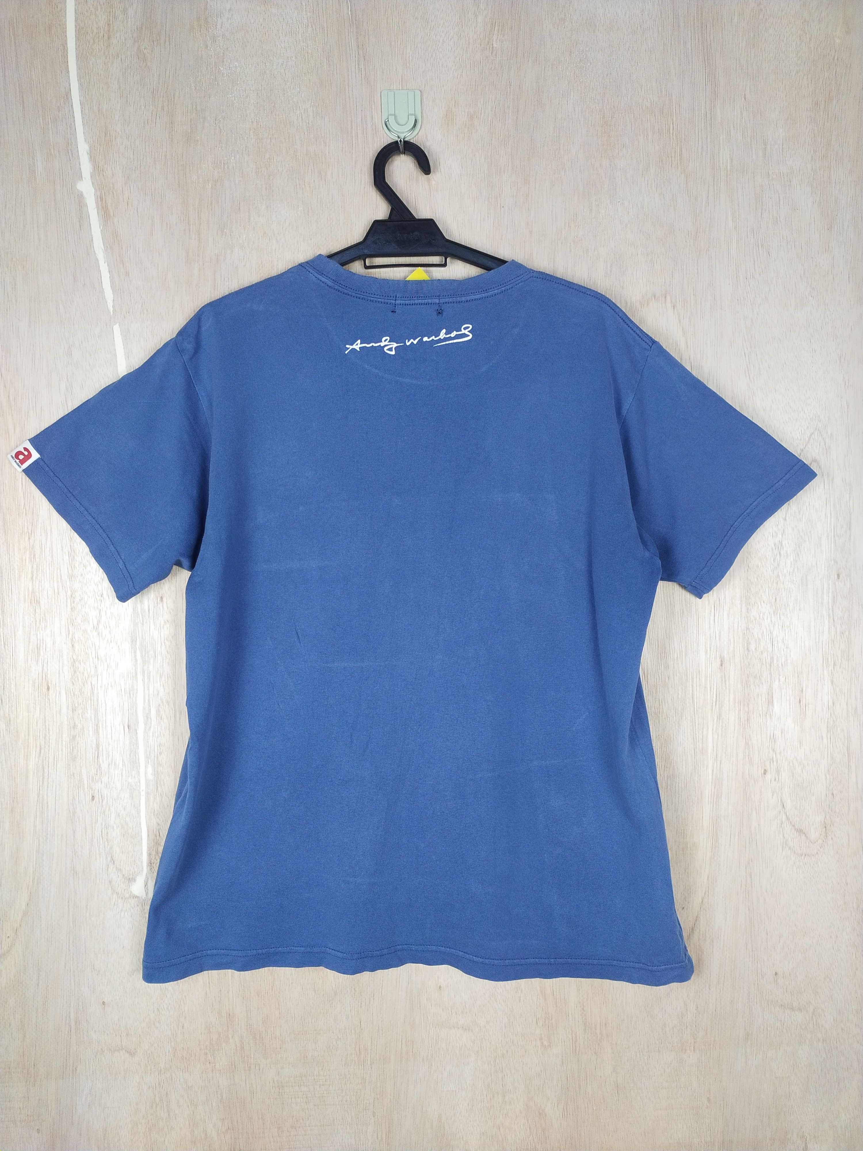 Andy Warhol DL Uniqlo X Andy Warhol Brillo blue Tshirt #2758 Size US L / EU 52-54 / 3 - 9 Thumbnail