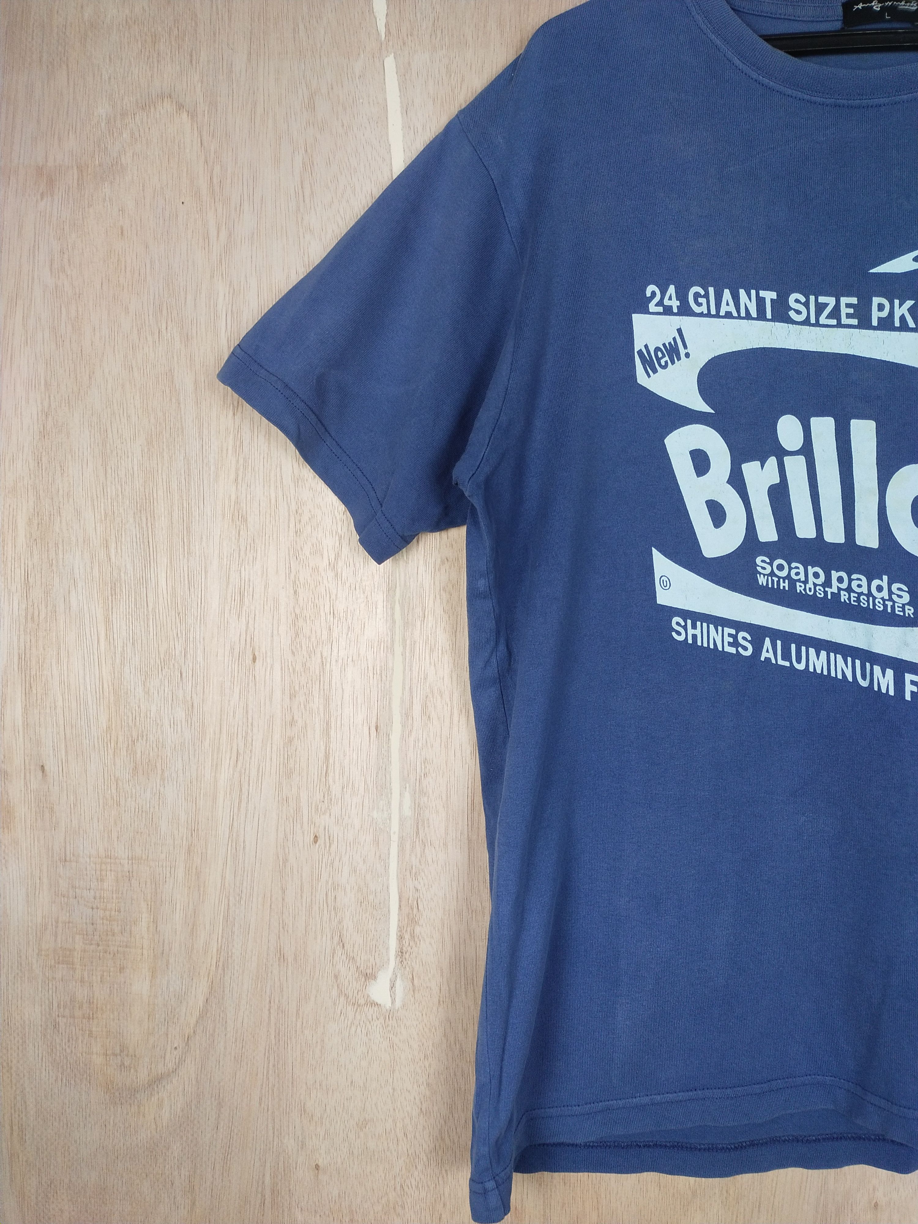 Andy Warhol DL Uniqlo X Andy Warhol Brillo blue Tshirt #2758 Size US L / EU 52-54 / 3 - 3 Thumbnail