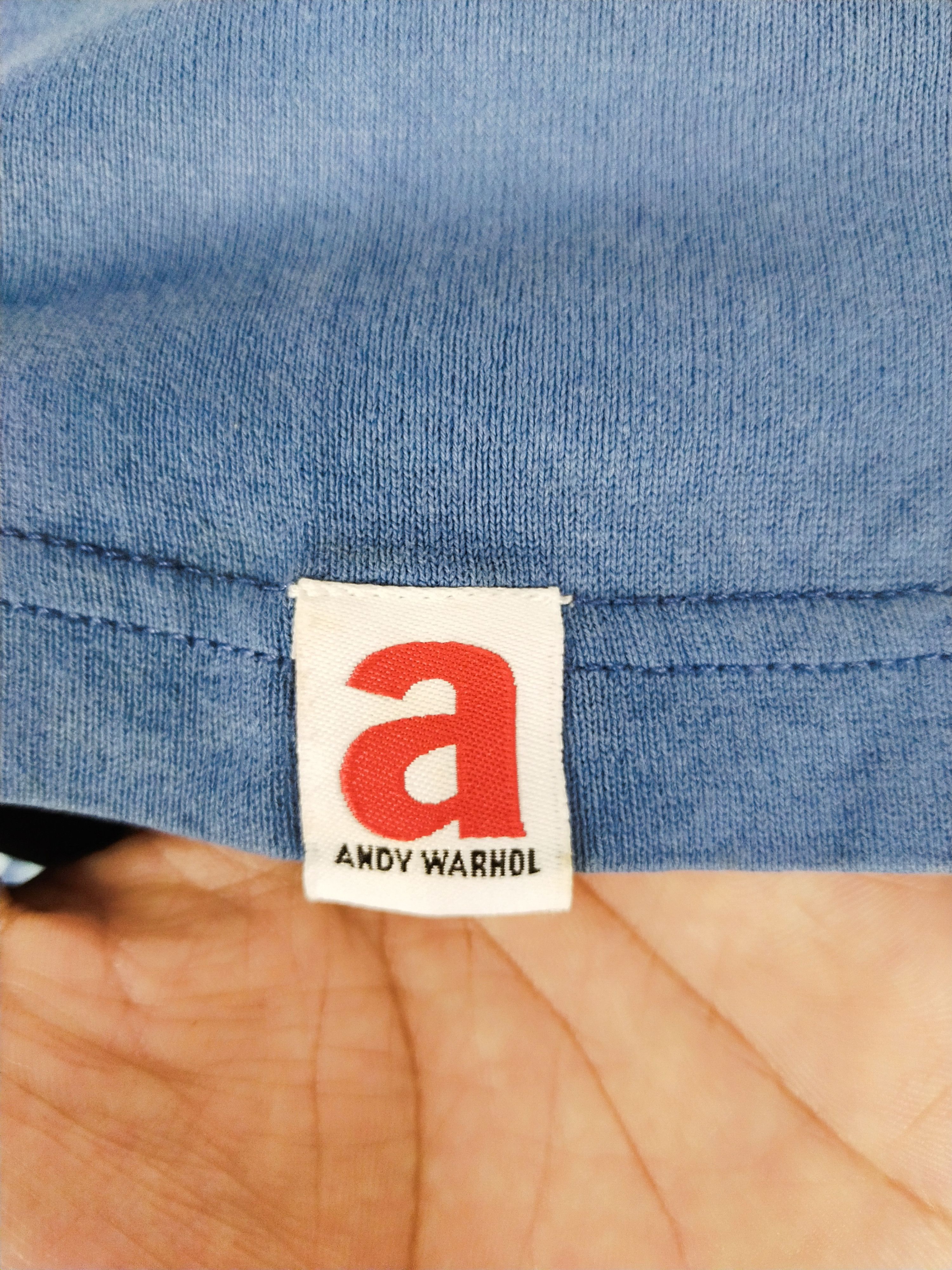 Andy Warhol DL Uniqlo X Andy Warhol Brillo blue Tshirt #2758 Size US L / EU 52-54 / 3 - 7 Thumbnail