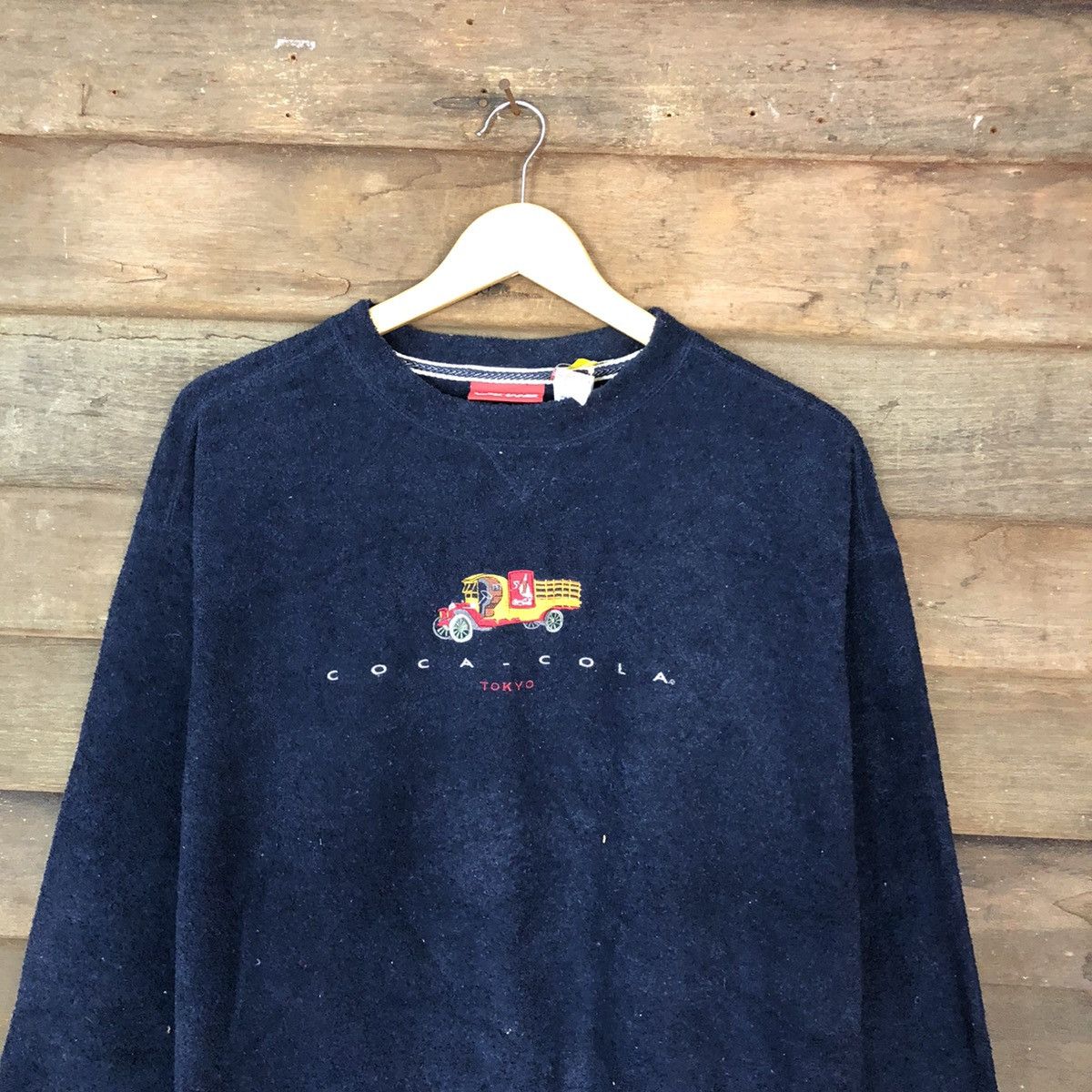 Coca Cola Coca Cola Dark blue Sweatshirt #3458 Size US M / EU 48-50 / 2 - 2 Thumbnail