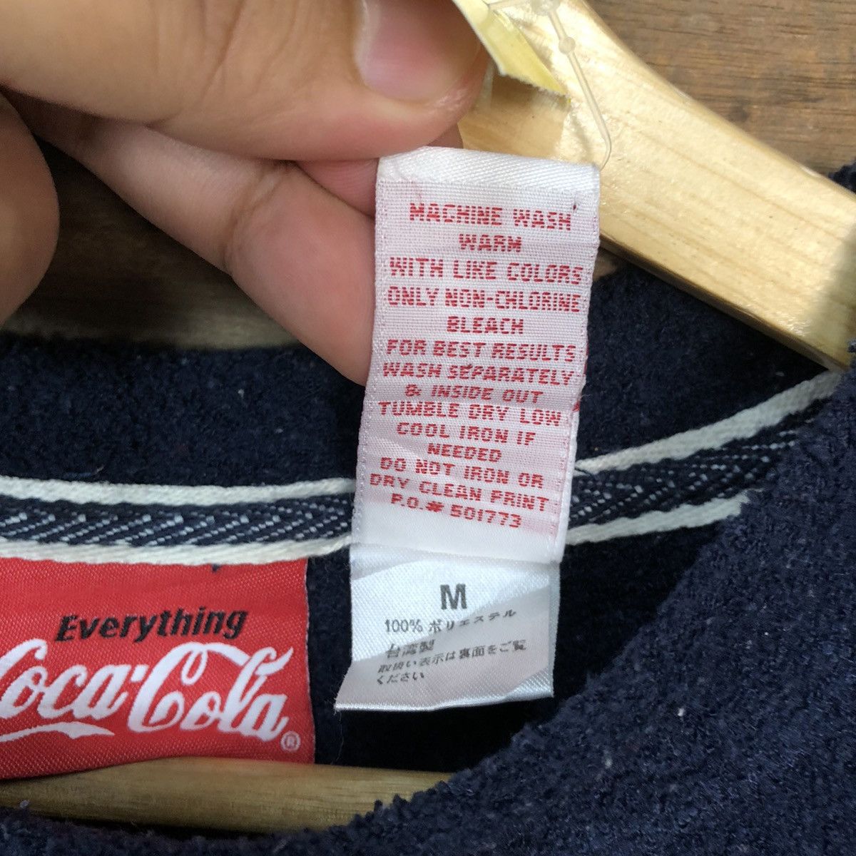 Coca Cola Coca Cola Dark blue Sweatshirt #3458 Size US M / EU 48-50 / 2 - 9 Thumbnail