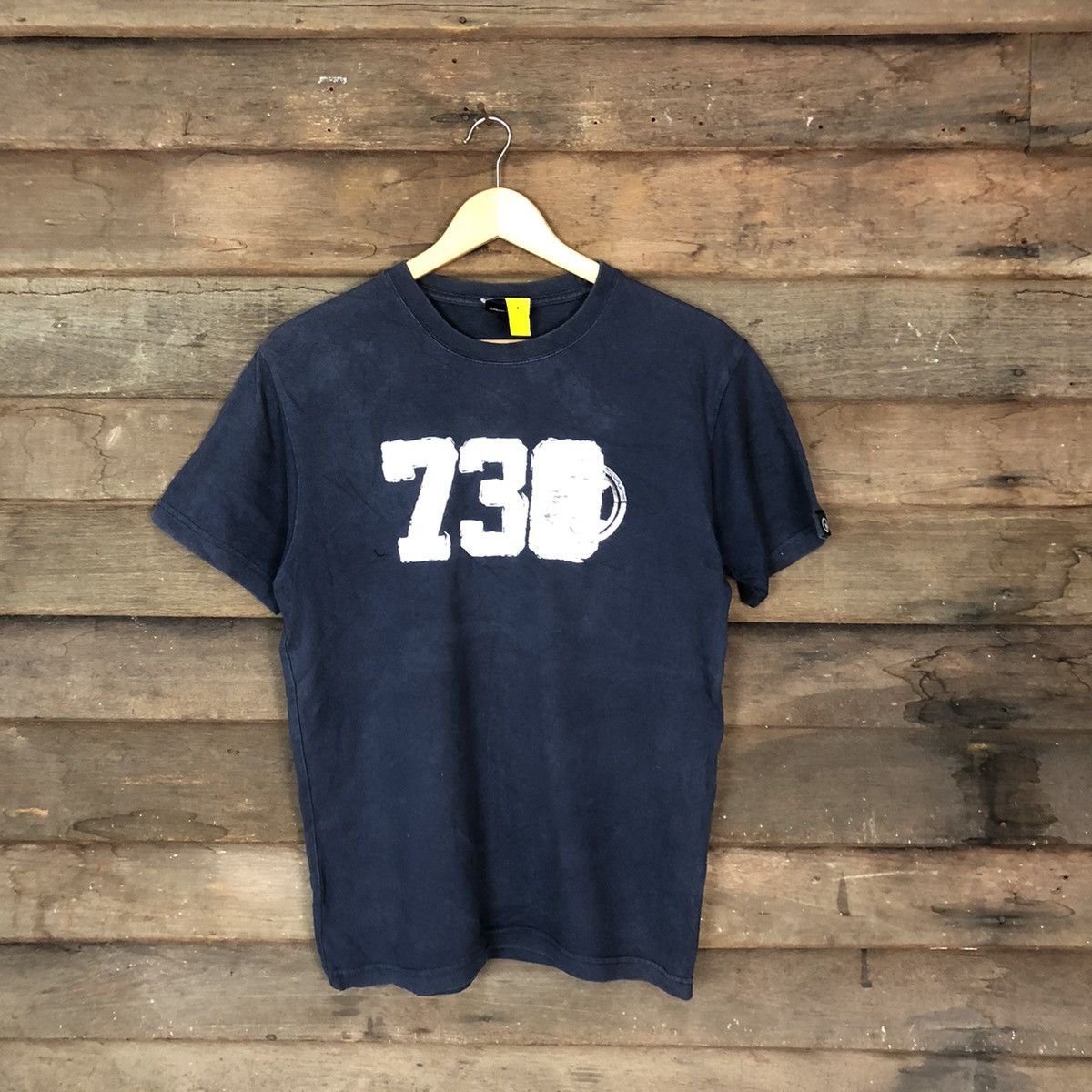 image of Surf Style 730 Japanese Surfer Blue T-Shirt 3457, Men's (Size Medium)