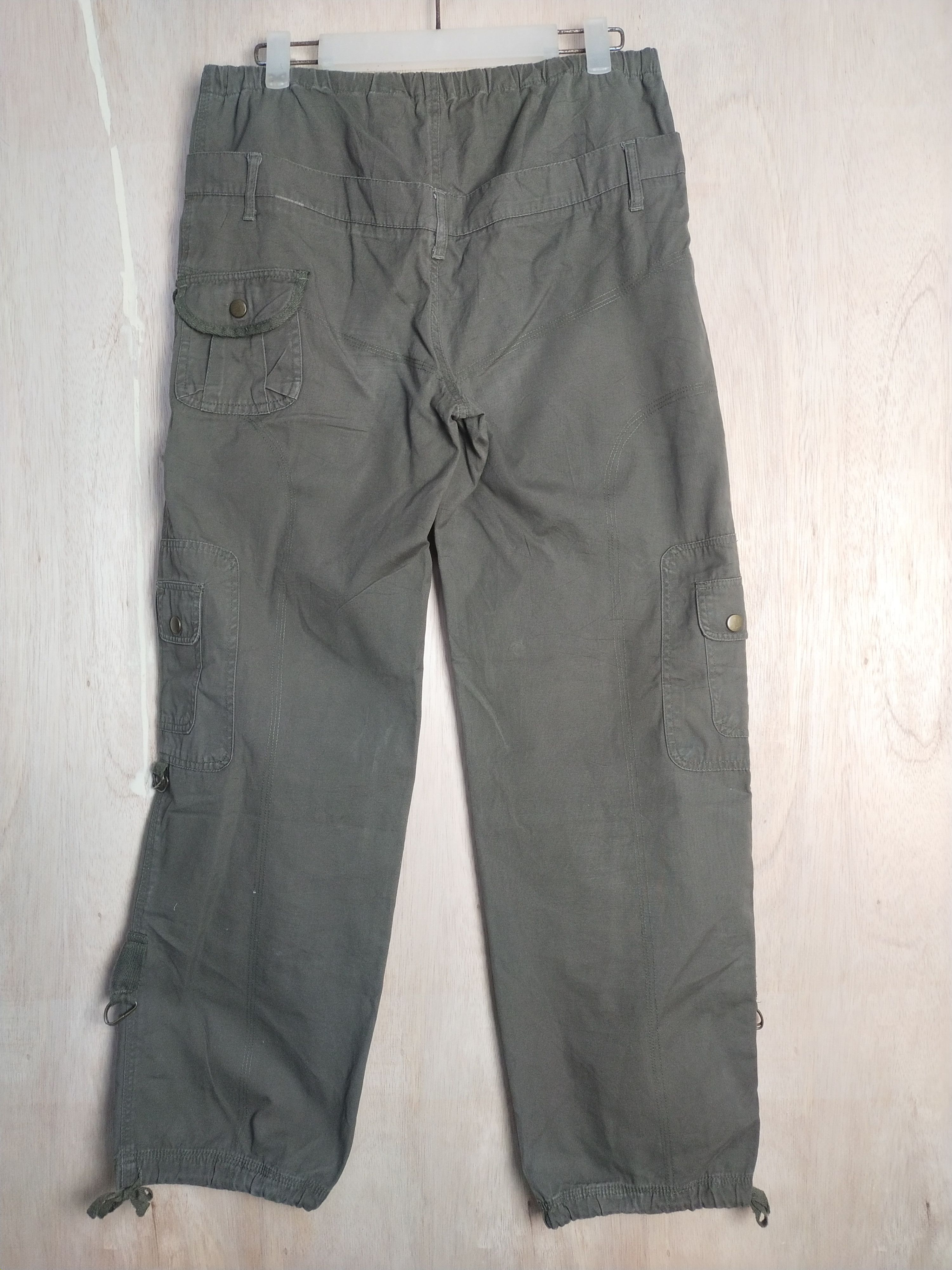 Japanese Brand Heat Coil double waist multipocket Cargo Pants #2868 Size 30" / US 8 / IT 44 - 10 Thumbnail