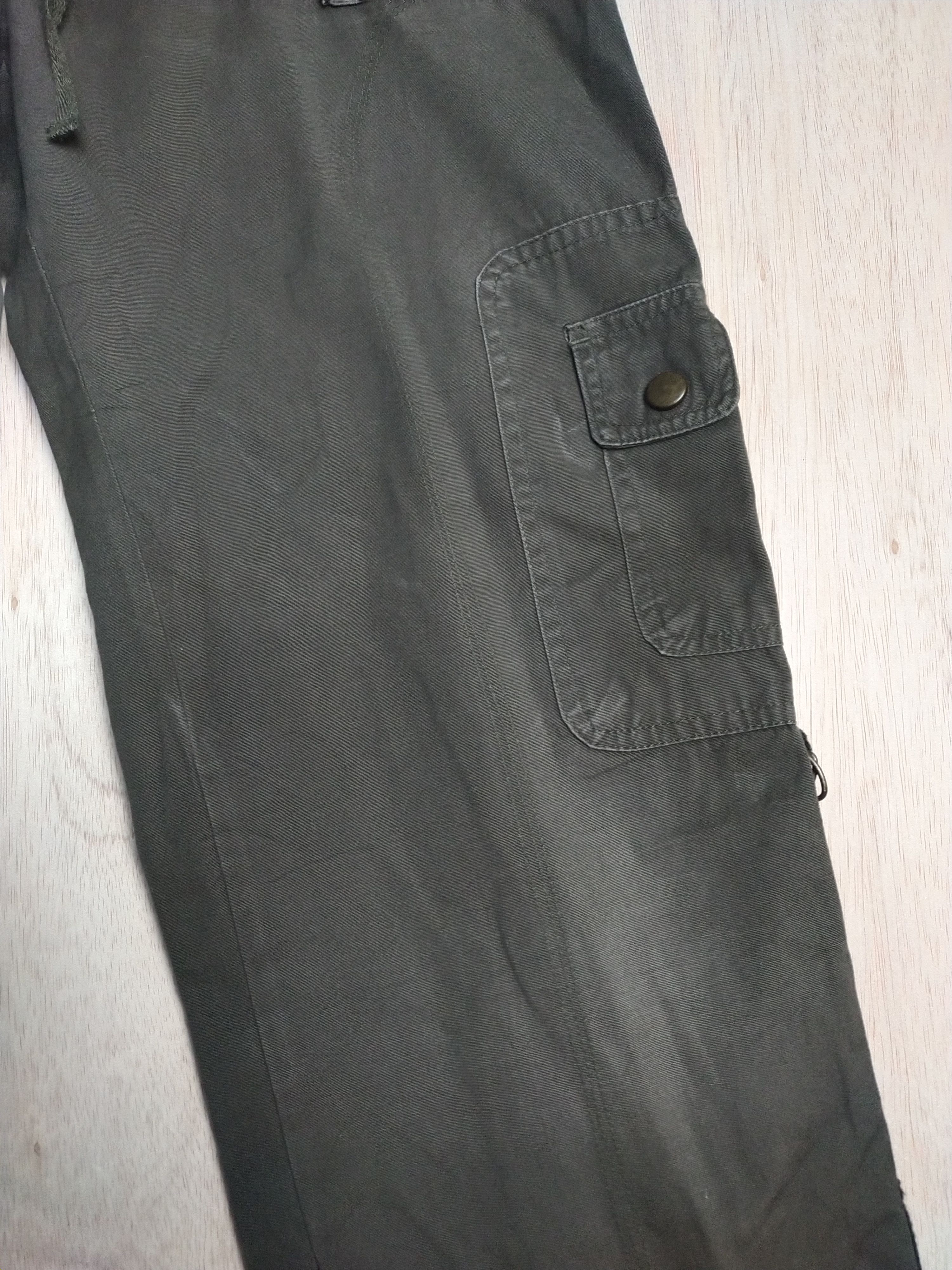 Japanese Brand Heat Coil double waist multipocket Cargo Pants #2868 Size 30" / US 8 / IT 44 - 7 Thumbnail