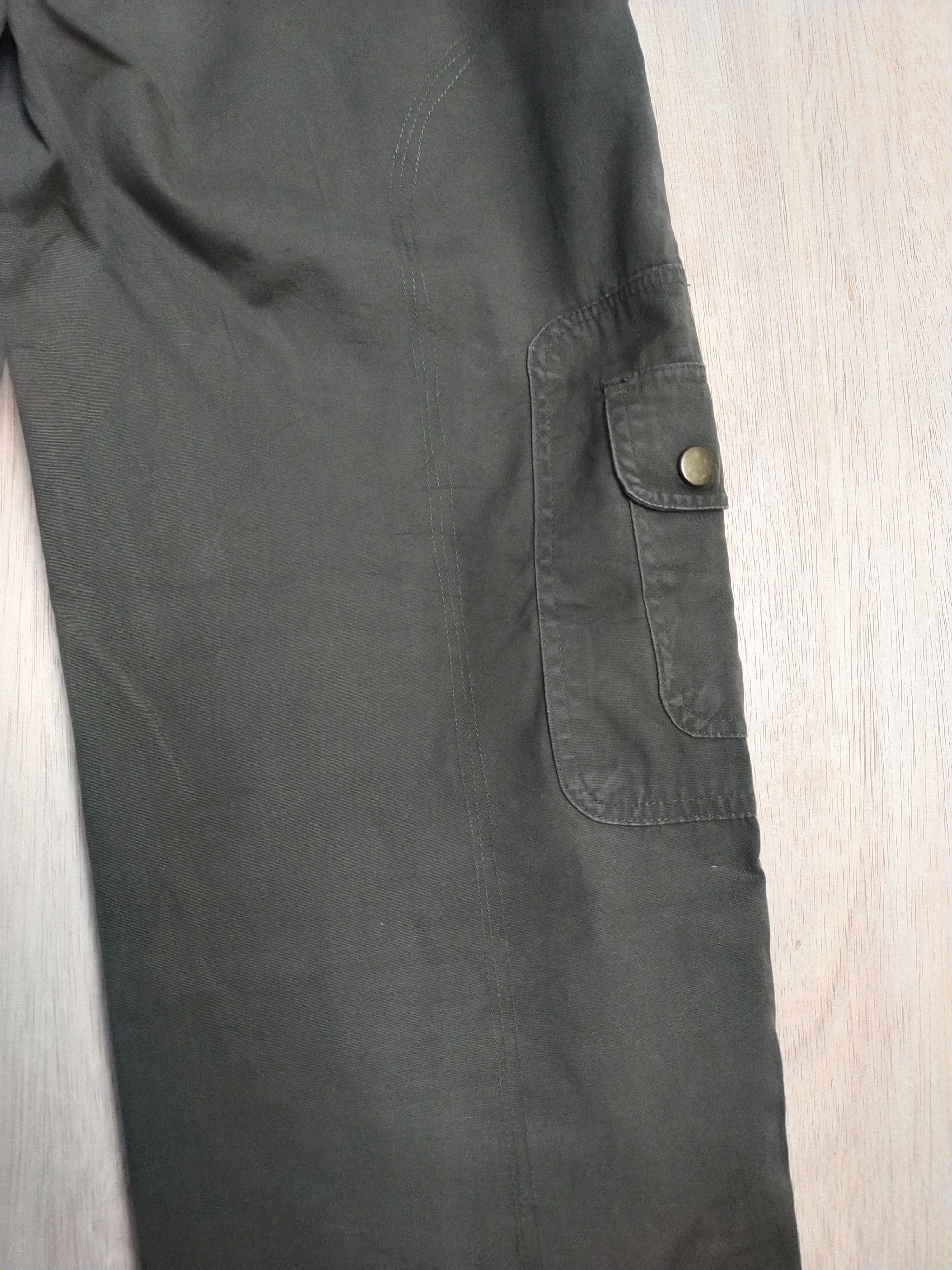 Japanese Brand Heat Coil double waist multipocket Cargo Pants #2868 Size 30" / US 8 / IT 44 - 16 Thumbnail