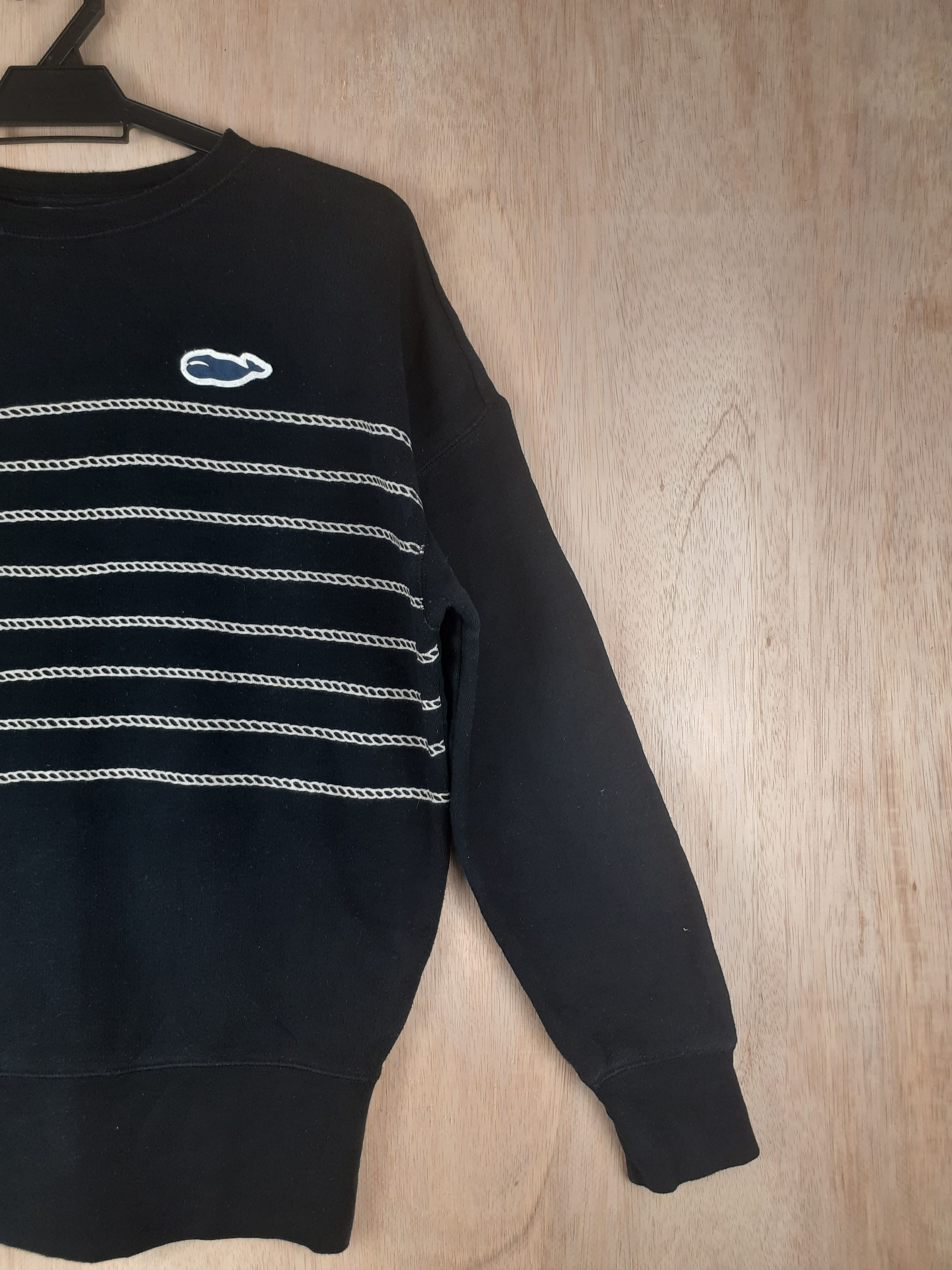 Japanese Brand Uniqlo X Thomaspaul Maritime black stripe Sweatshirt #2791 Size US M / EU 48-50 / 2 - 4 Thumbnail