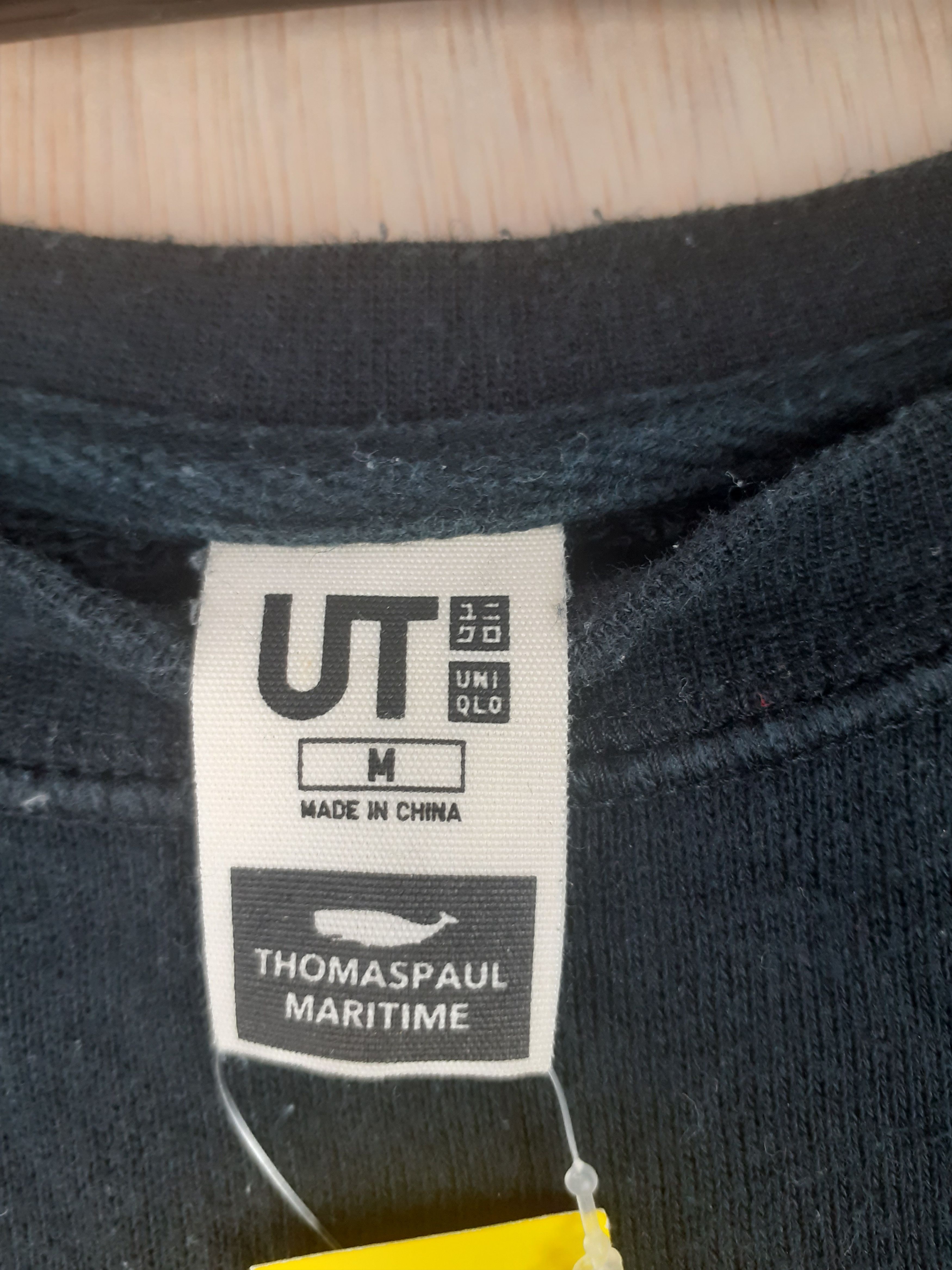Japanese Brand Uniqlo X Thomaspaul Maritime black stripe Sweatshirt #2791 Size US M / EU 48-50 / 2 - 5 Thumbnail