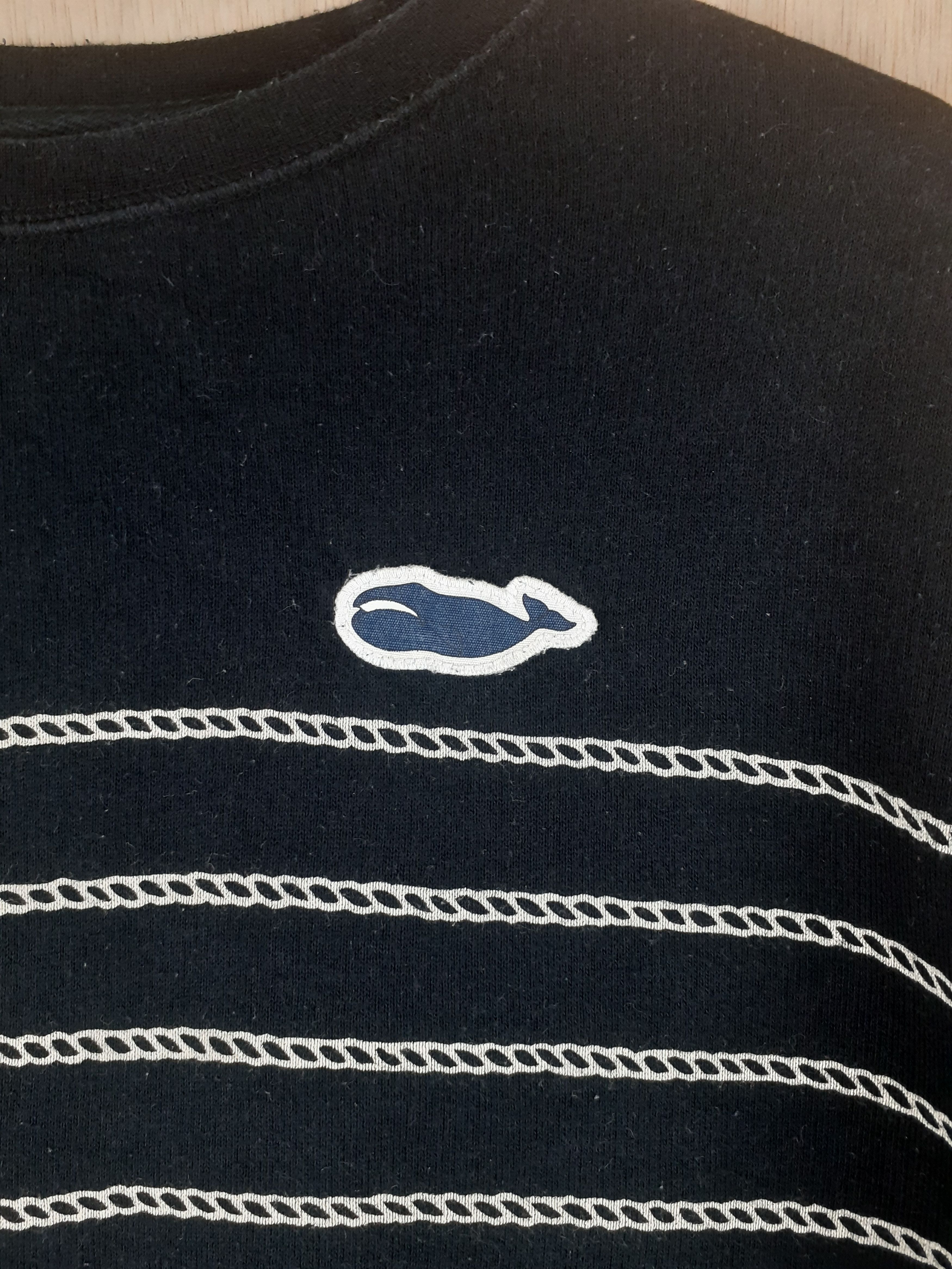 Japanese Brand Uniqlo X Thomaspaul Maritime black stripe Sweatshirt #2791 Size US M / EU 48-50 / 2 - 2 Thumbnail