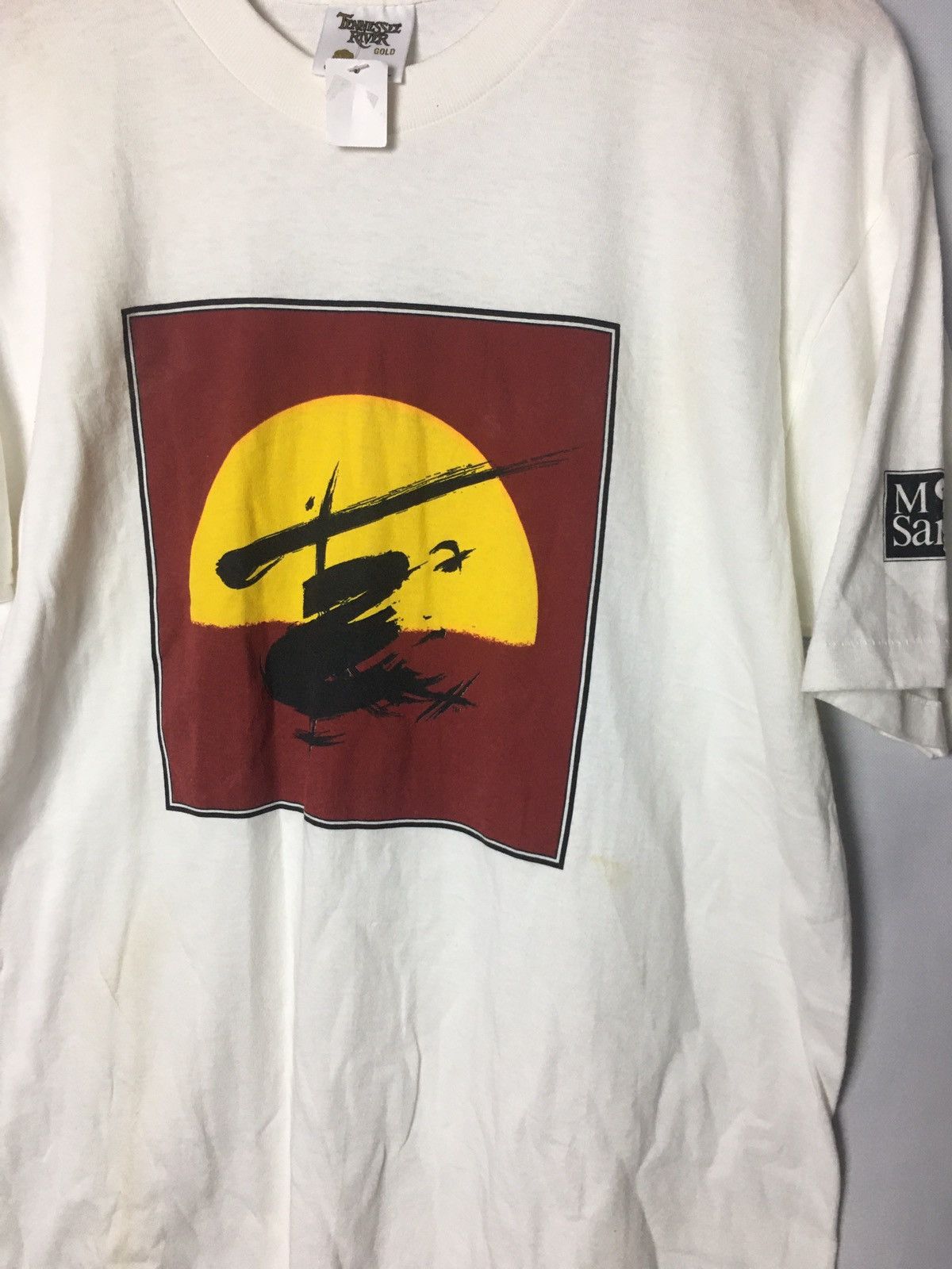Vintage 80s Miss Saigon musical Premiered Story Geisha White Shirt Size US L / EU 52-54 / 3 - 3 Thumbnail