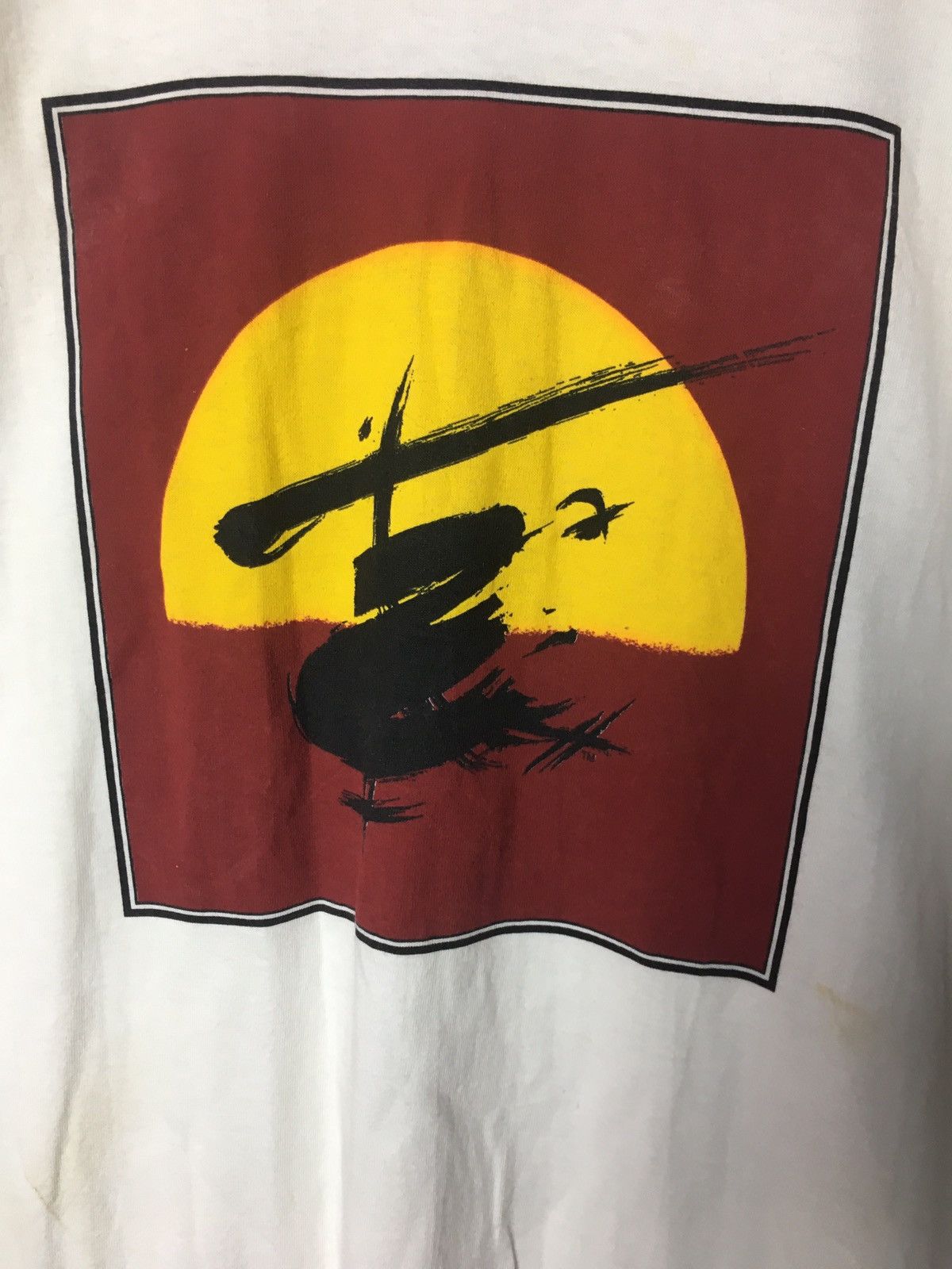 Vintage 80s Miss Saigon musical Premiered Story Geisha White Shirt Size US L / EU 52-54 / 3 - 7 Thumbnail