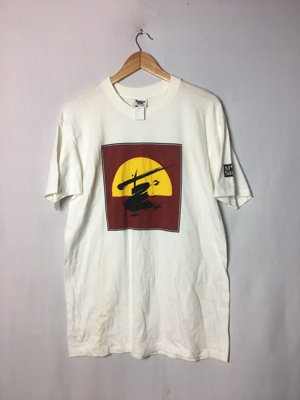 Vintage 80s Miss Saigon musical Premiered Story Geisha White Shirt Size US L / EU 52-54 / 3 - 1 Thumbnail