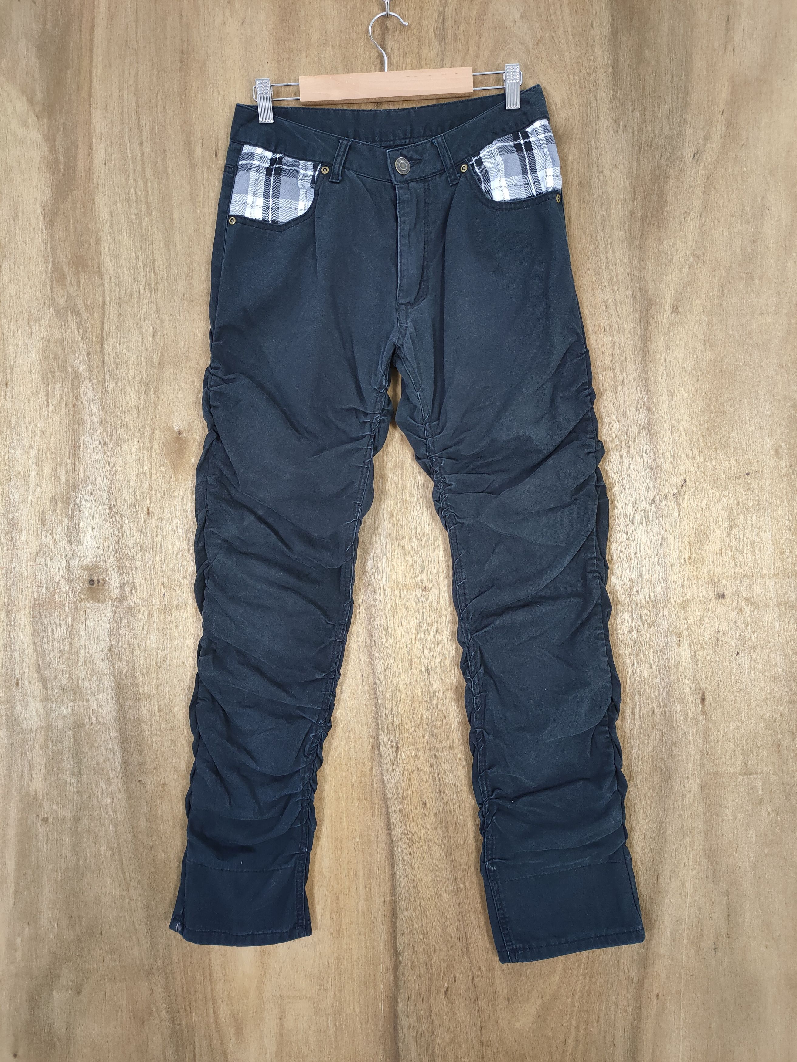 Japanese Brand VINTAGE PUNK STYLE SPRING LEG FADED PANTS Size US 29 - 1 Thumbnail