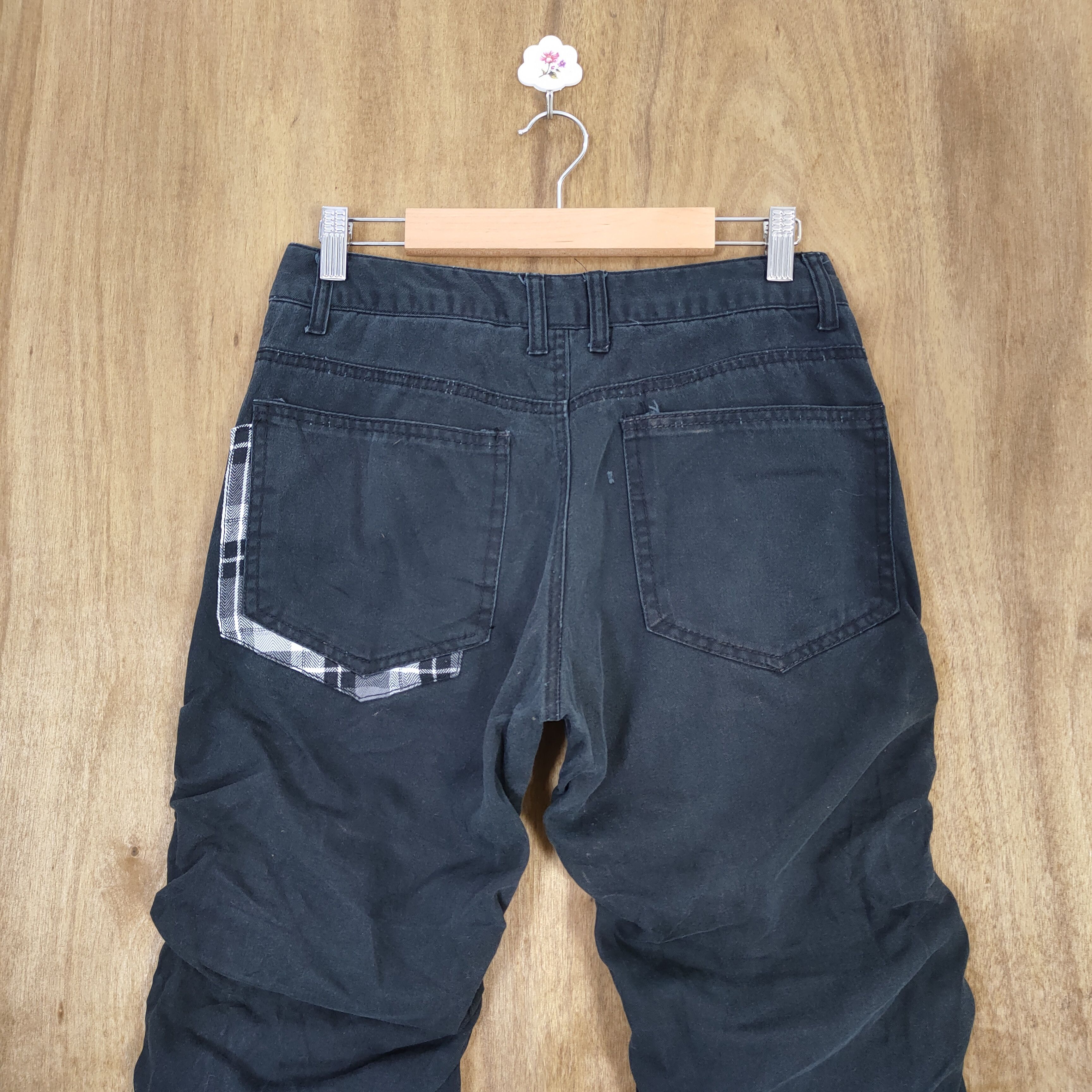 Japanese Brand VINTAGE PUNK STYLE SPRING LEG FADED PANTS Size US 29 - 8 Thumbnail