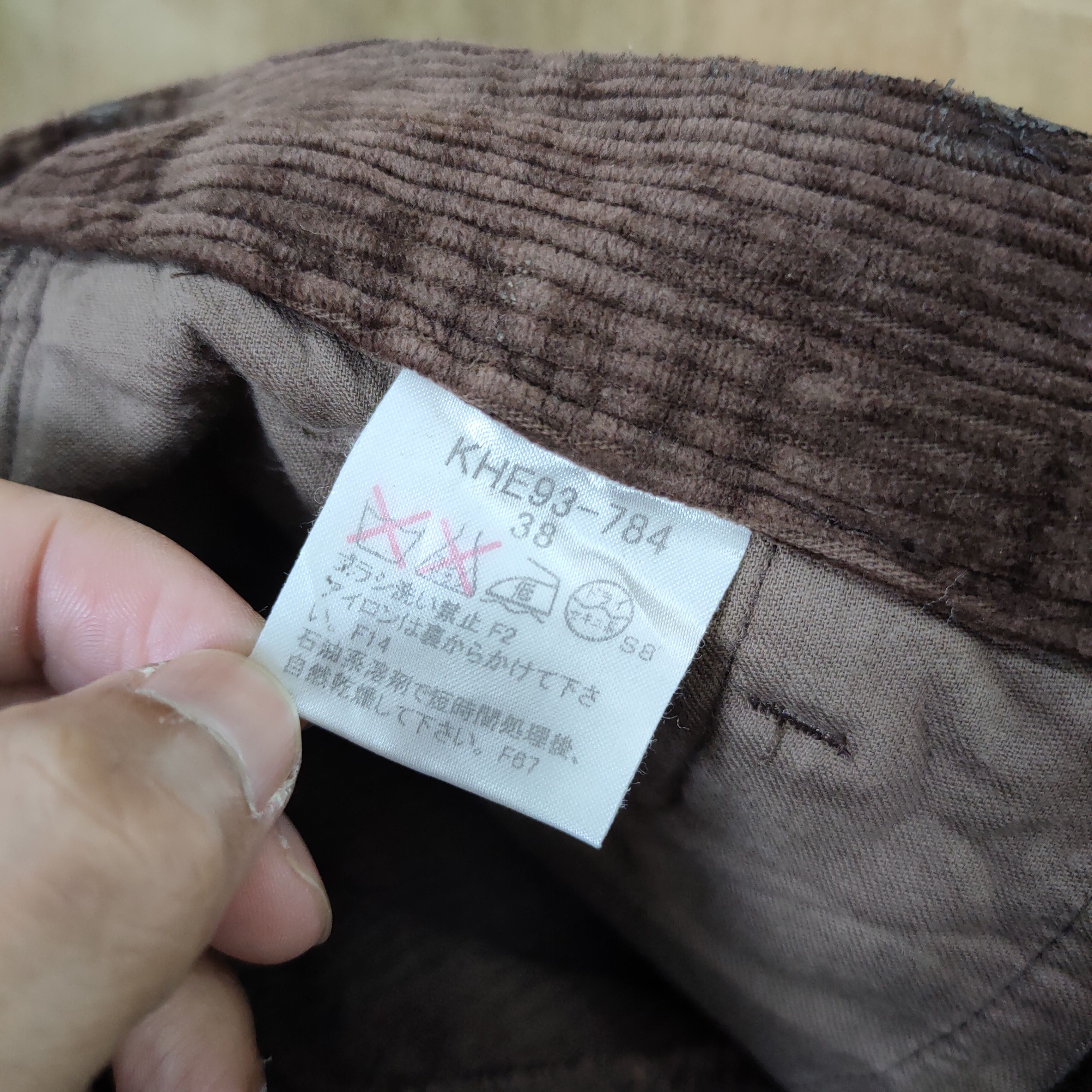 Japanese Brand W28 FRAGILE CORDUROY FADED FLARE PANTS Size US 28 / EU 44 - 17 Thumbnail