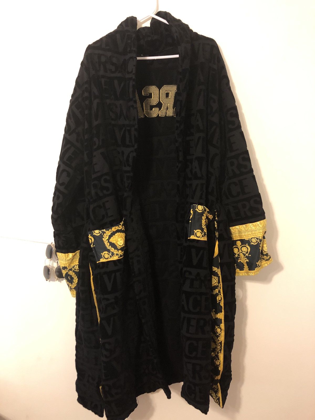 Versace I Love Baroque bathrobe - Black