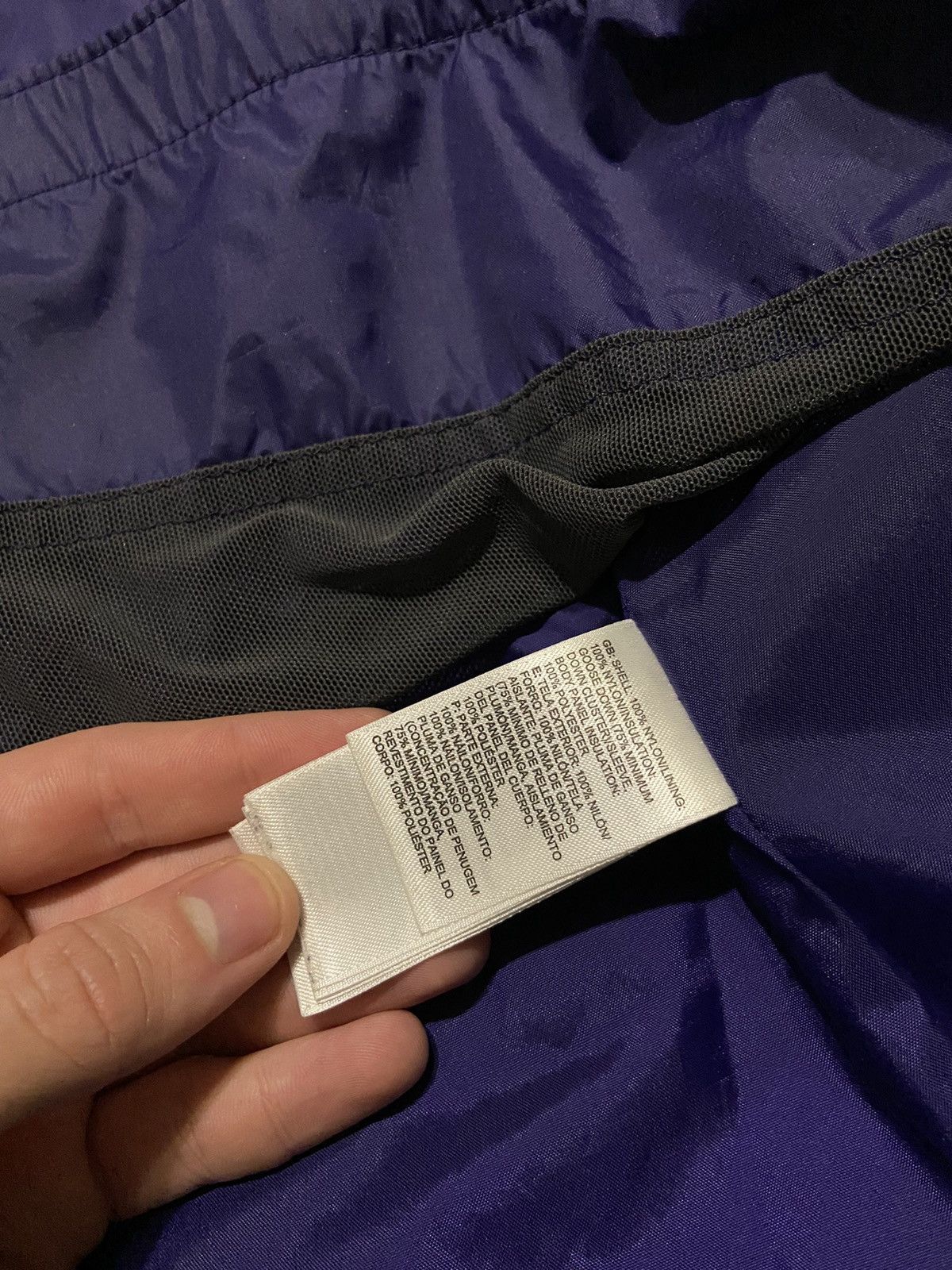 The North Face × Vintage The North Face Womens 550 Puffer Jacket Size XS / US 0-2 / IT 36-38 - 8 Thumbnail