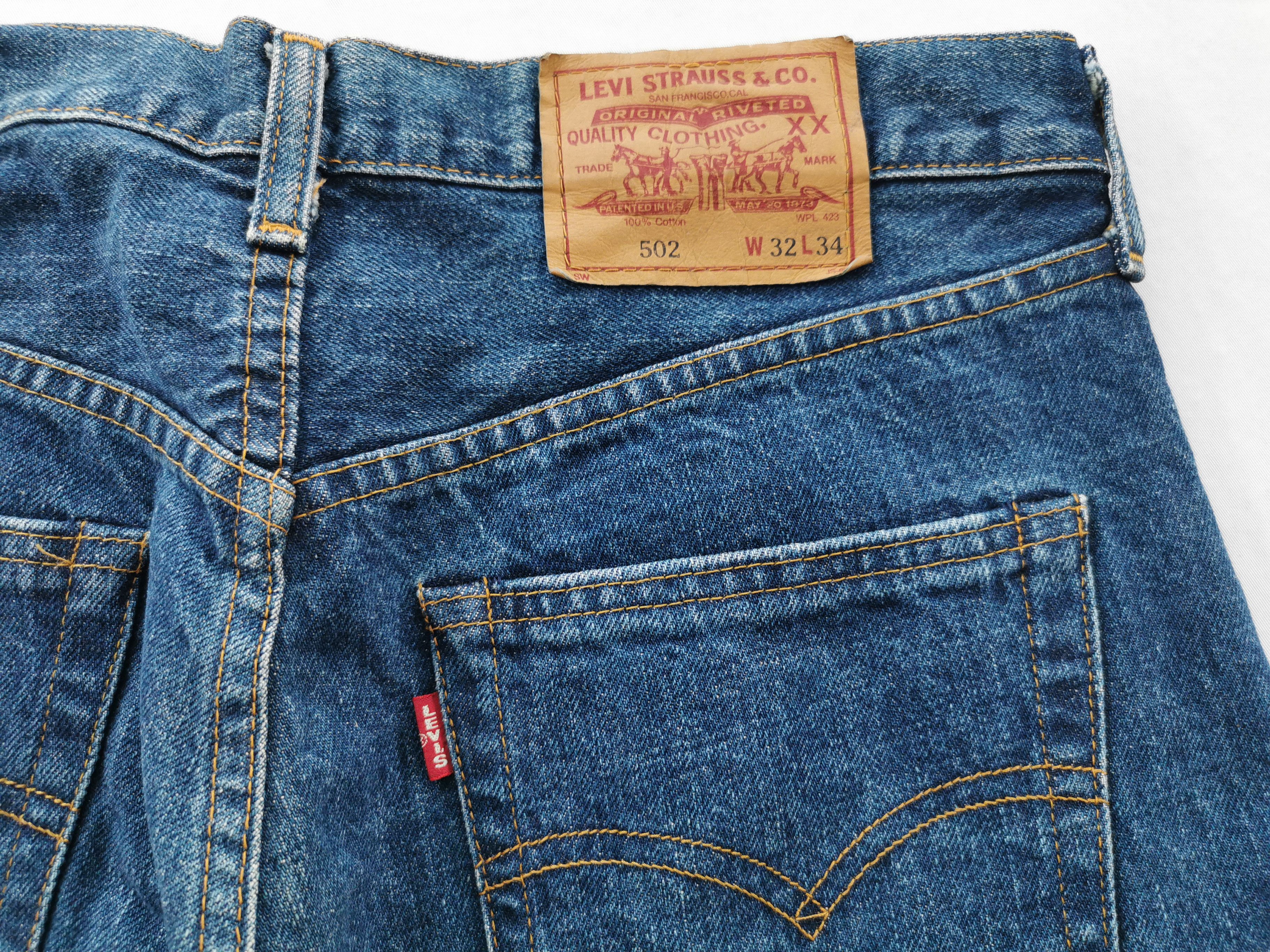 Levi's Levis Lot 502 Big E Selvedge Denim Made In USA Pants Size 32 Size US 32 / EU 48 - 6 Thumbnail