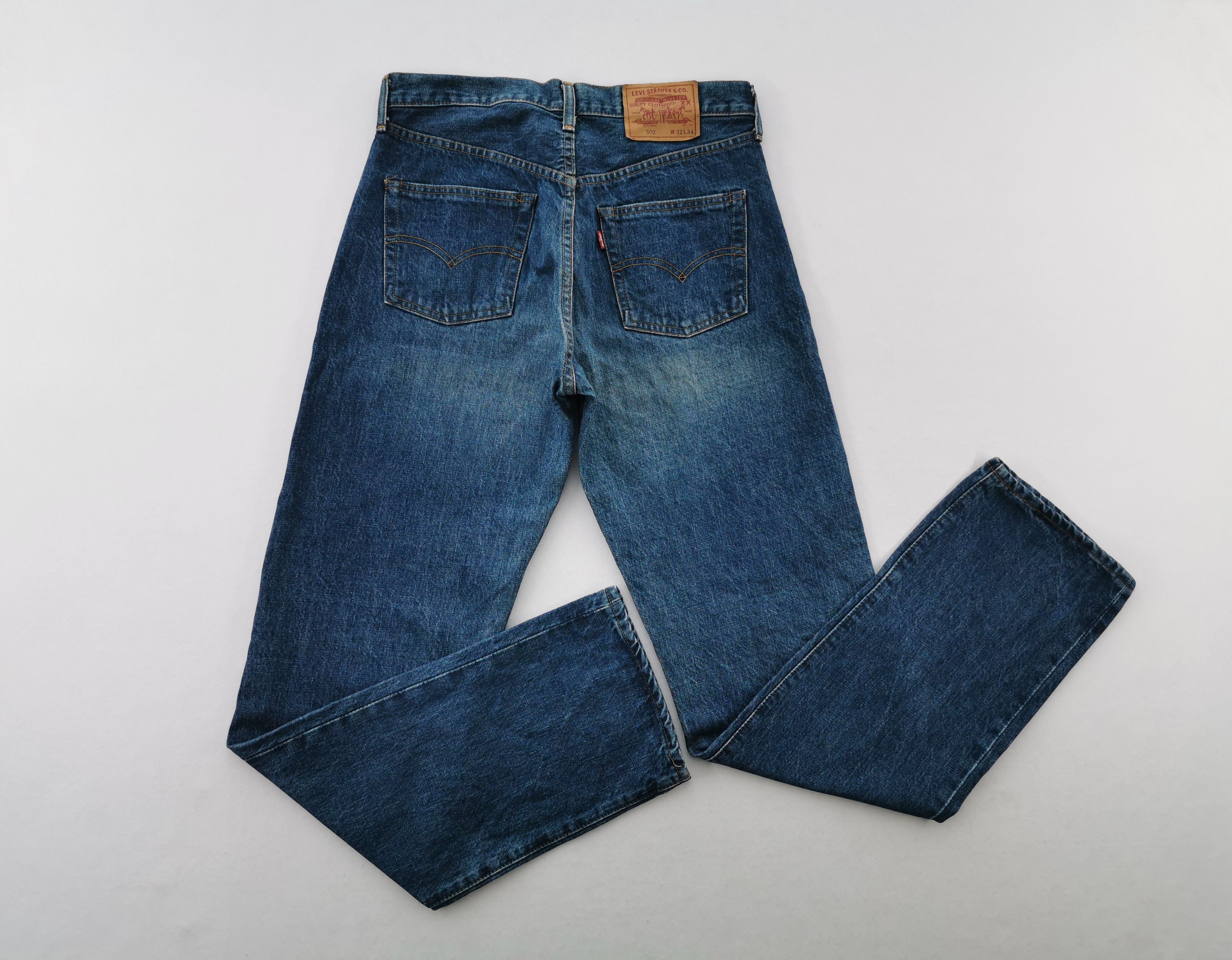 Levi's Levis Lot 502 Big E Selvedge Denim Made In USA Pants Size 32 Size US 32 / EU 48 - 2 Thumbnail