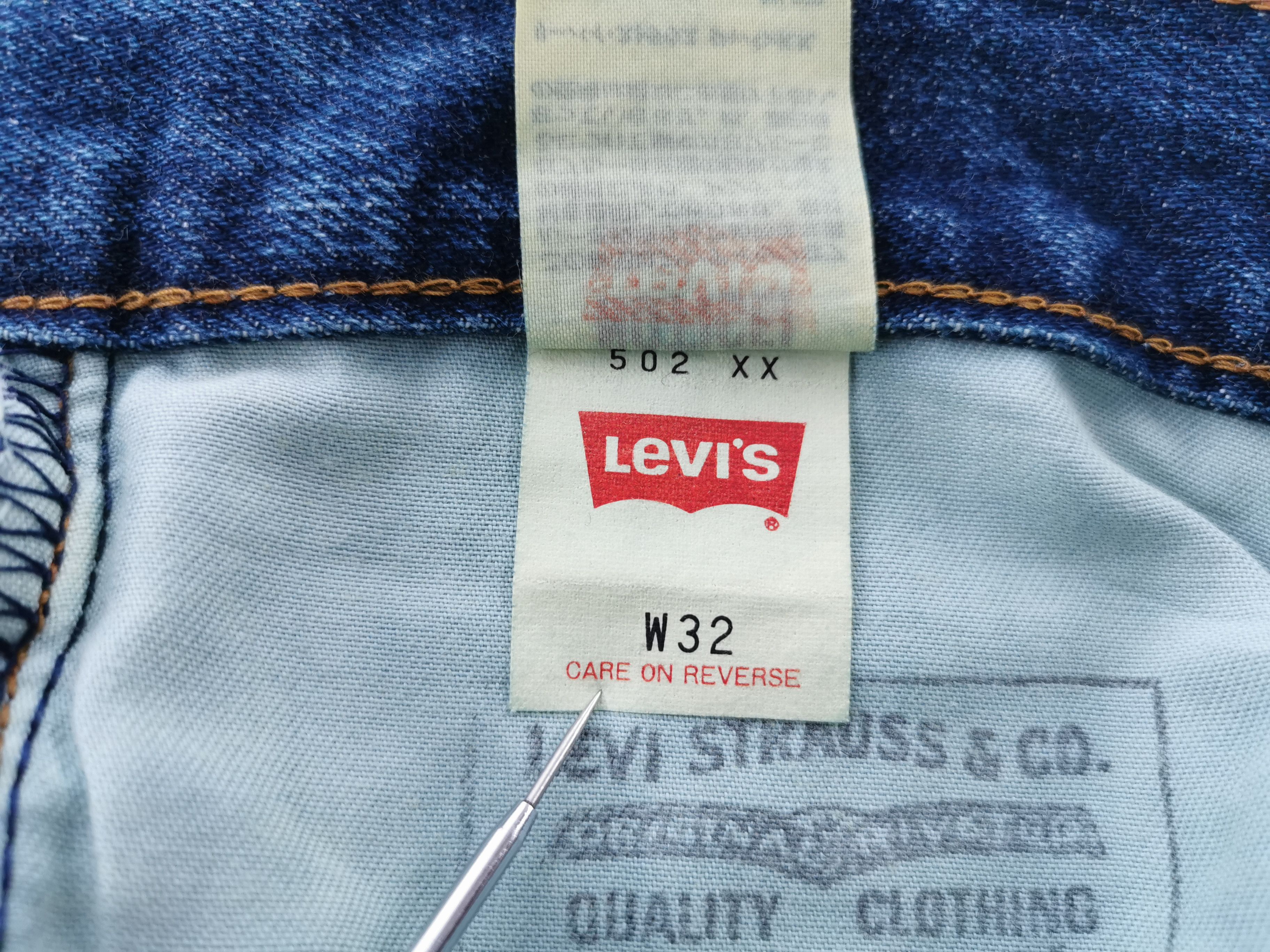 Levi's Levis Lot 502 Big E Selvedge Denim Made In USA Pants Size 32 Size US 32 / EU 48 - 8 Thumbnail