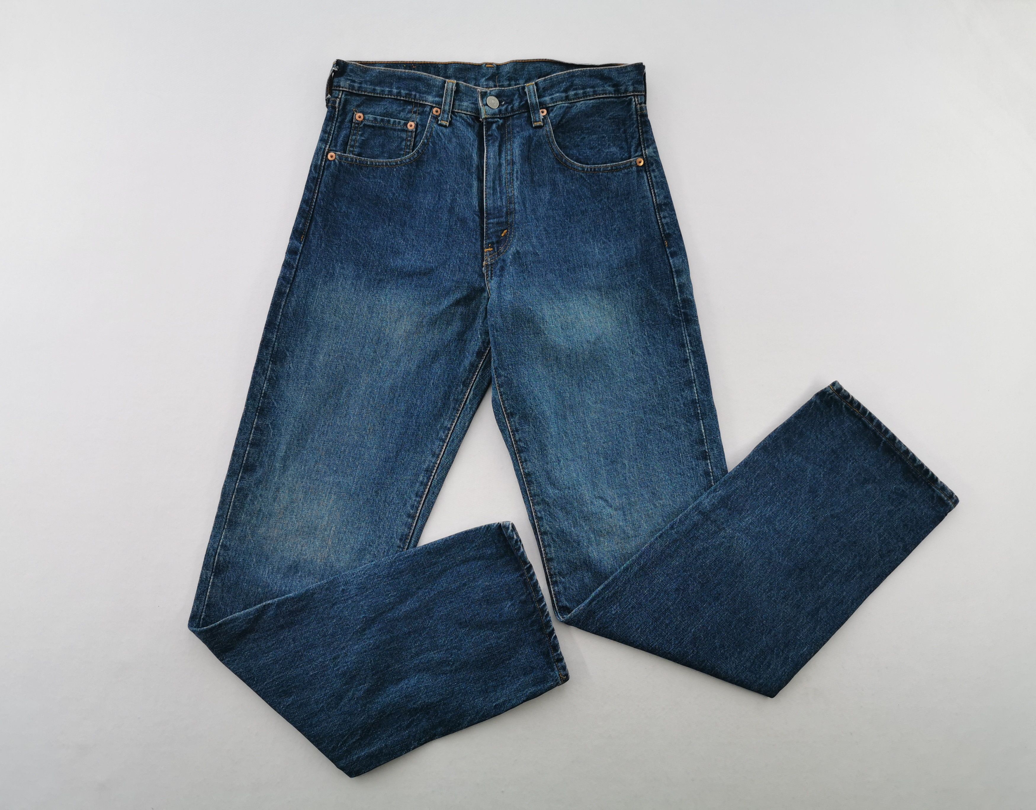 Levi's Levis Lot 502 Big E Selvedge Denim Made In USA Pants Size 32 Size US 32 / EU 48 - 5 Thumbnail