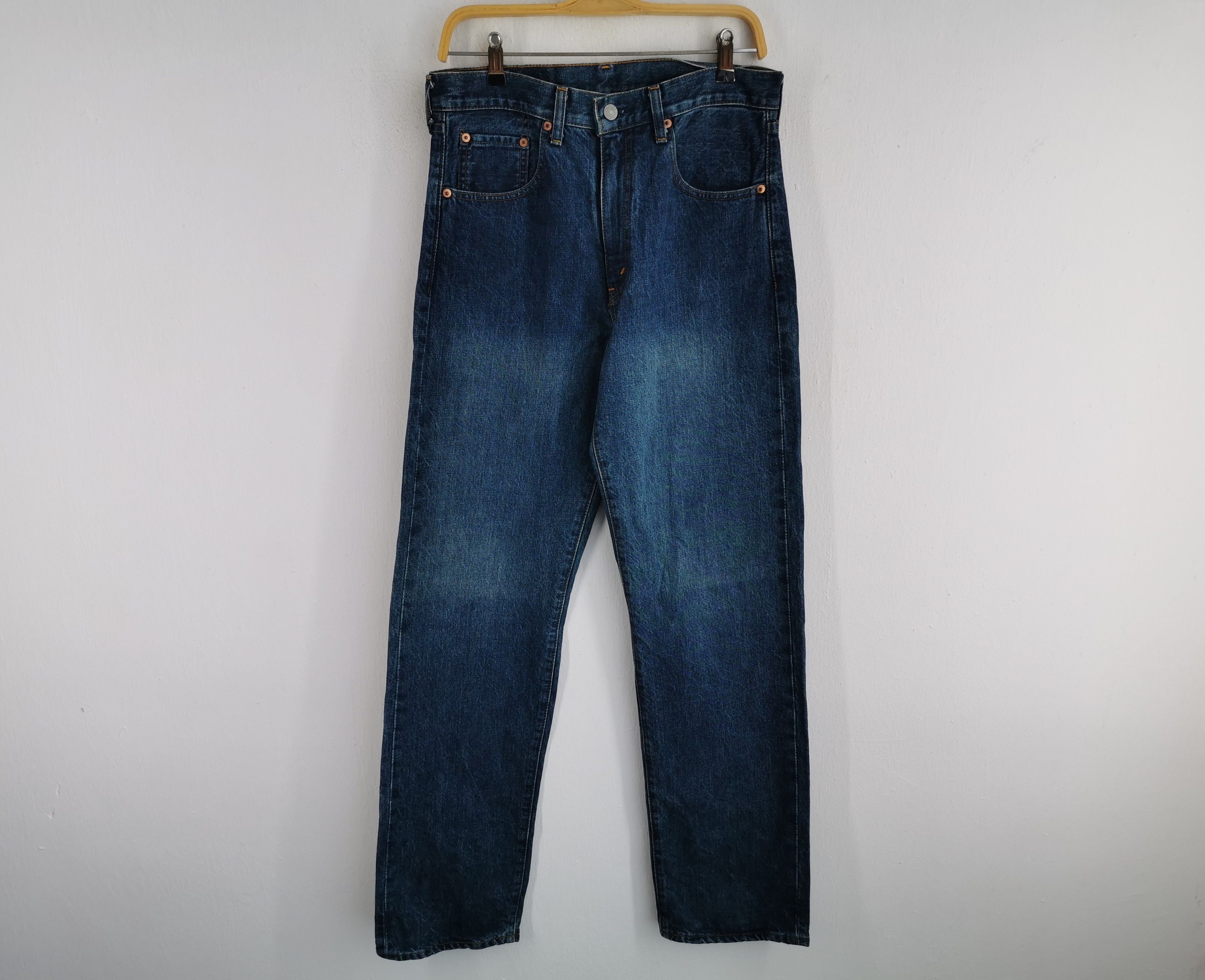 Levi's Levis Lot 502 Big E Selvedge Denim Made In USA Pants Size 32 Size US 32 / EU 48 - 3 Thumbnail