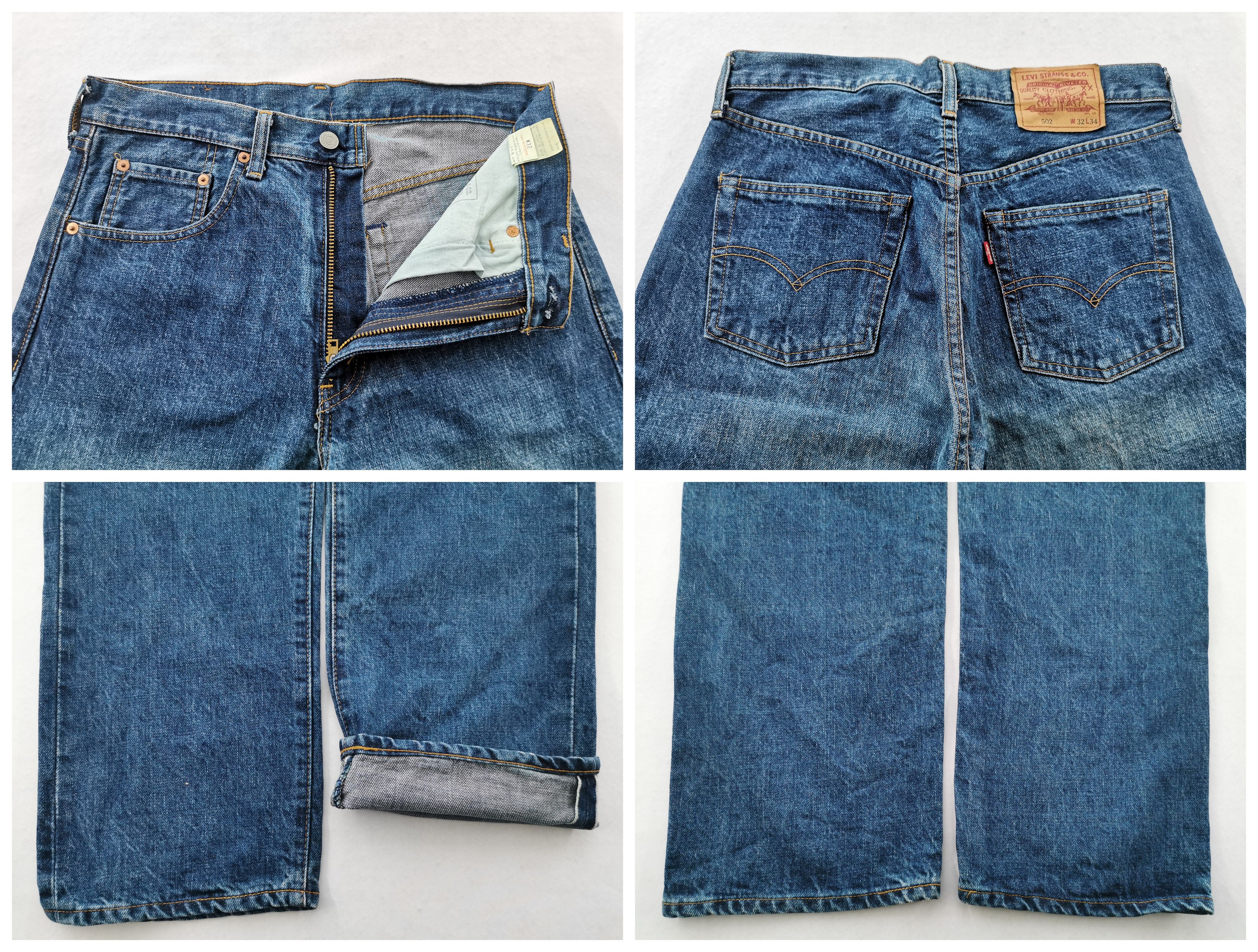 Levi's Levis Lot 502 Big E Selvedge Denim Made In USA Pants Size 32 Size US 32 / EU 48 - 7 Thumbnail