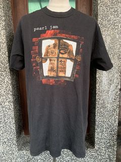 1993 Pearl Jam window Pain Tour T-shirt Size XL 