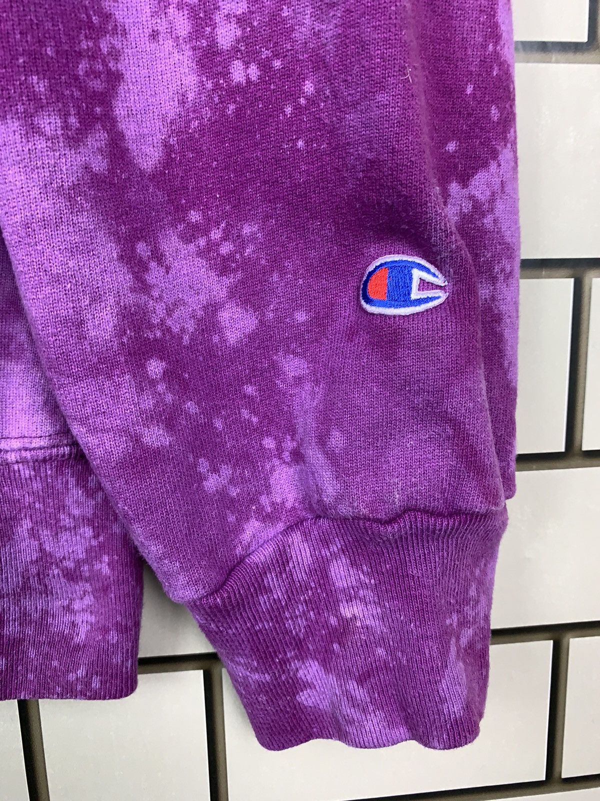 Champion × Vintage Vintage 90s Champion Custom Acid Wash Hoodie Sweatshirts Size US XL / EU 56 / 4 - 7 Thumbnail