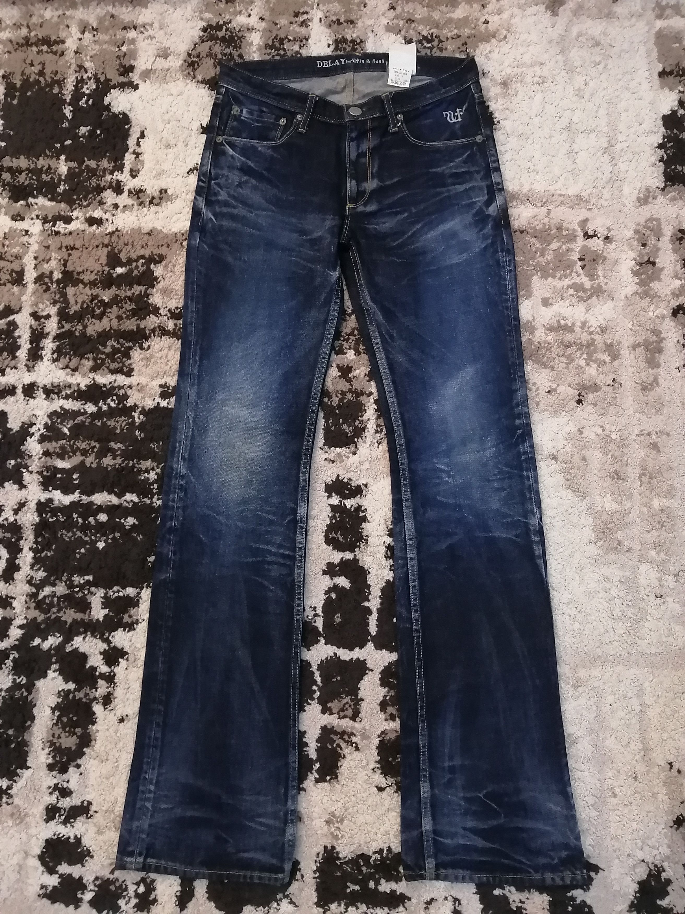 Japanese Brand Ufin & Sons Japan Distressed Jeans Size US 30 / EU 46 - 18 Thumbnail