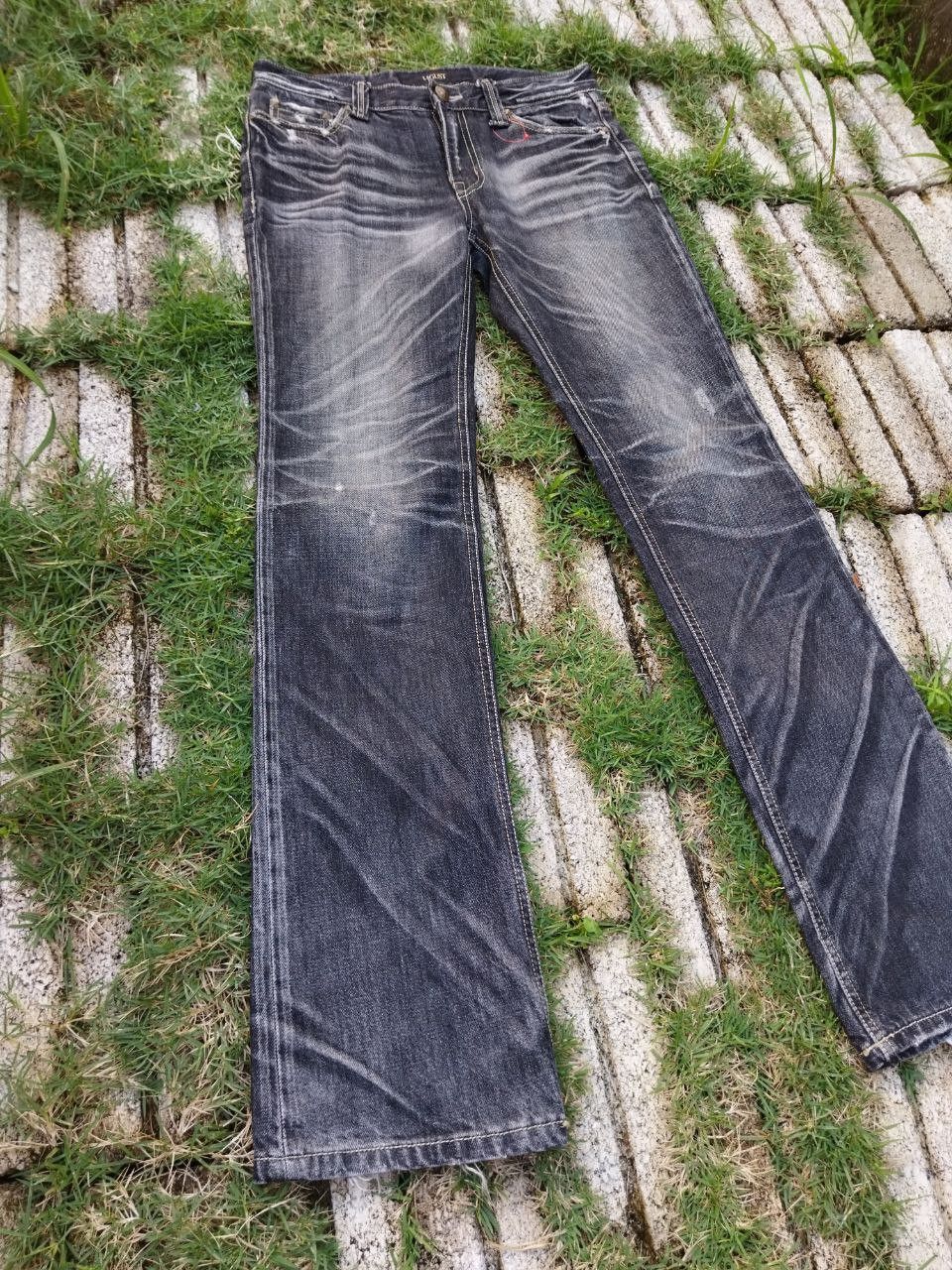 If Six Was Nine Vintage Lagust Japan Distressed Denim Size US 30 / EU 46 - 7 Thumbnail