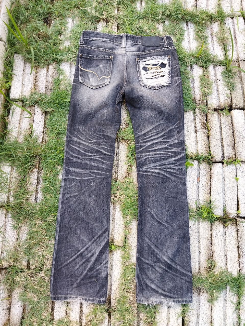 If Six Was Nine Vintage Lagust Japan Distressed Denim Size US 30 / EU 46 - 1 Thumbnail