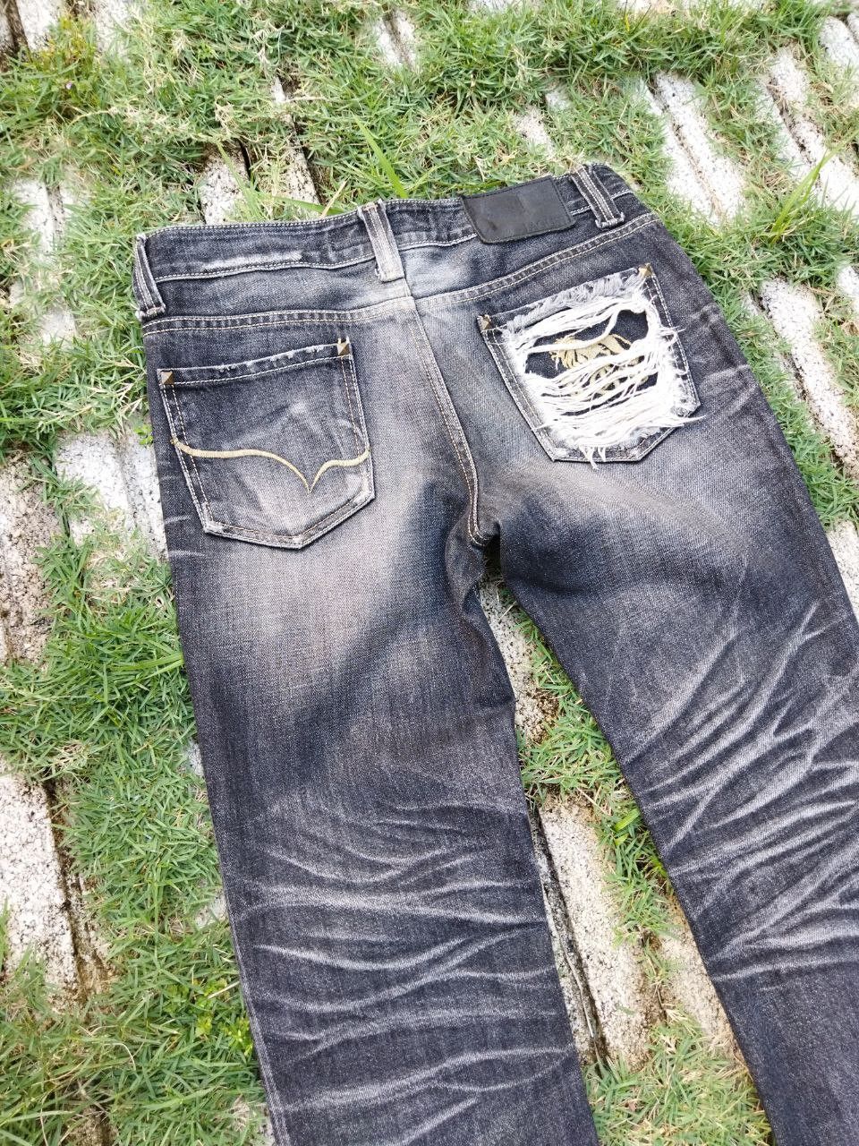 If Six Was Nine Vintage Lagust Japan Distressed Denim Size US 30 / EU 46 - 2 Thumbnail