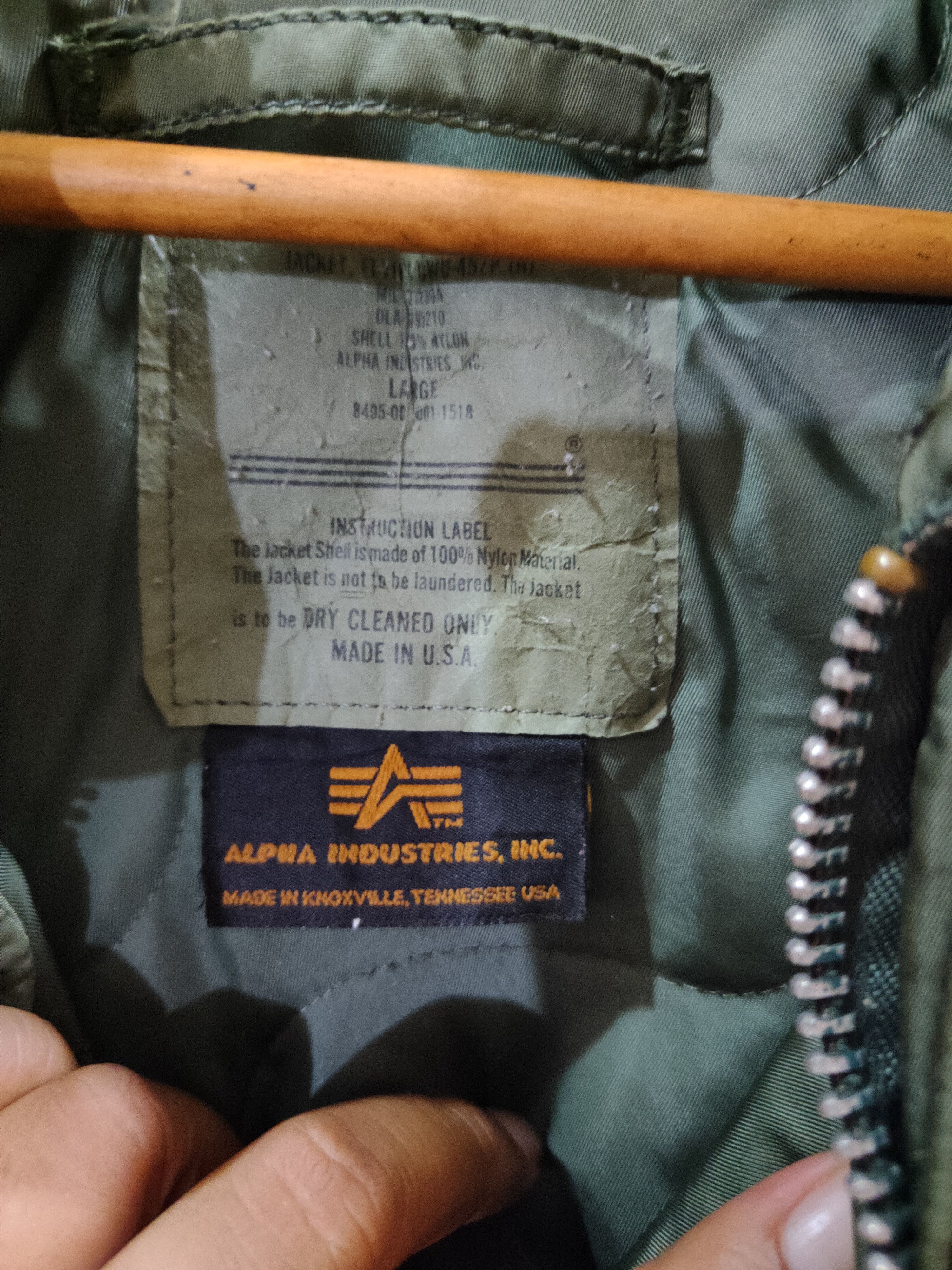 Alpha Industries Vintage Alpha Industries Bomber Size US L / EU 52-54 / 3 - 3 Thumbnail