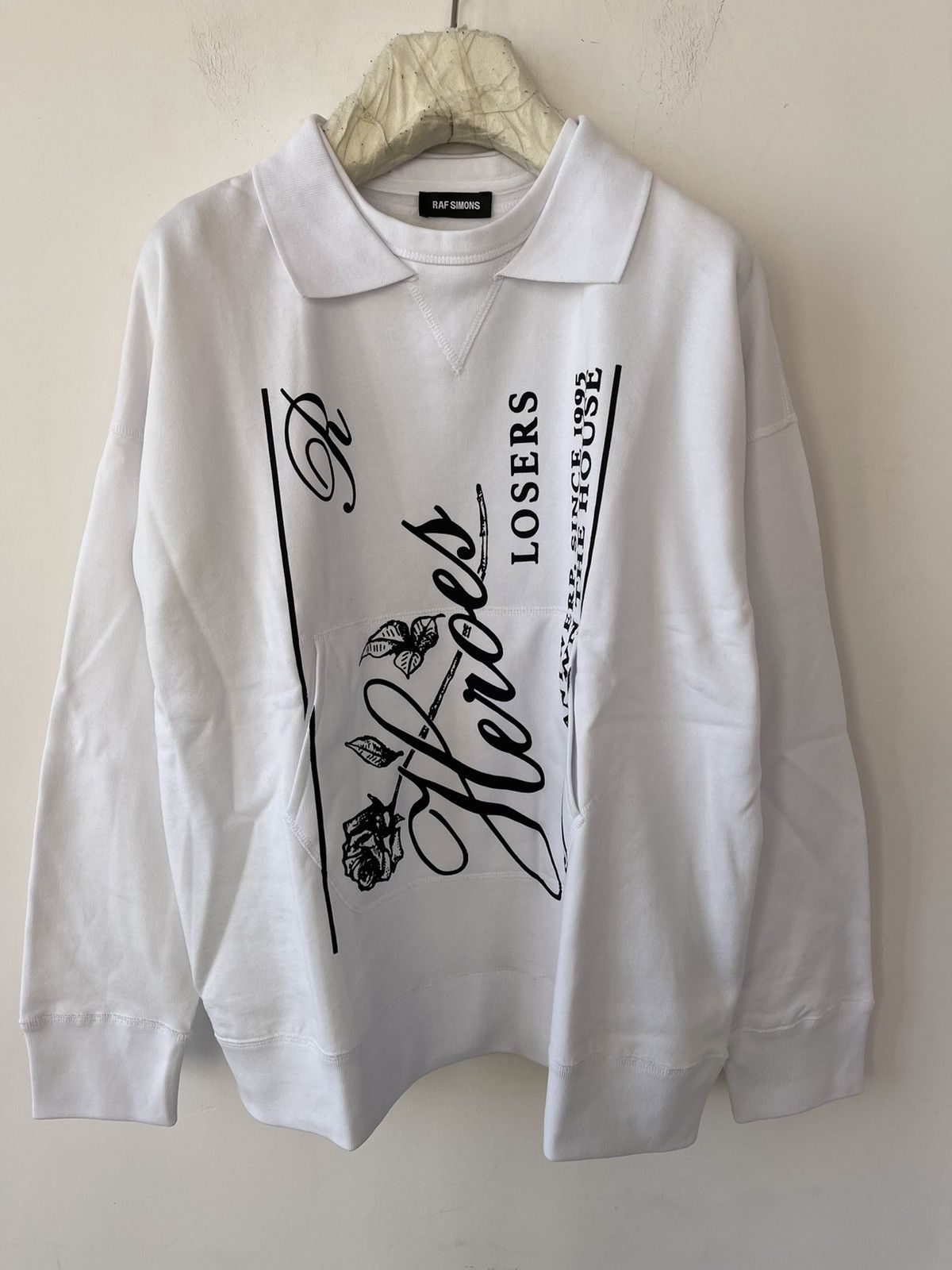 Raf Simons Raf Simons Heroes Losers Polo Neck Sweatshirt Size US M / EU 48-50 / 2 - 2 Thumbnail