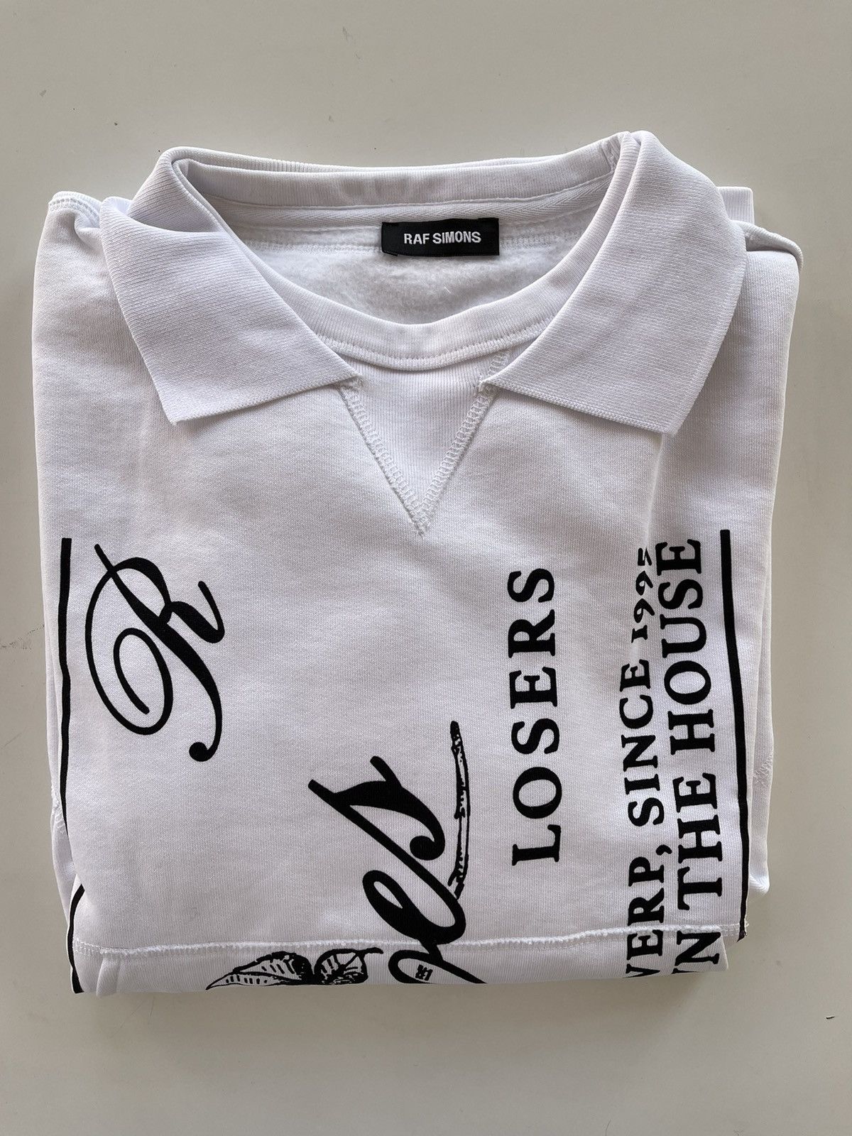 Raf Simons Raf Simons Heroes Losers Polo Neck Sweatshirt Size US M / EU 48-50 / 2 - 4 Thumbnail