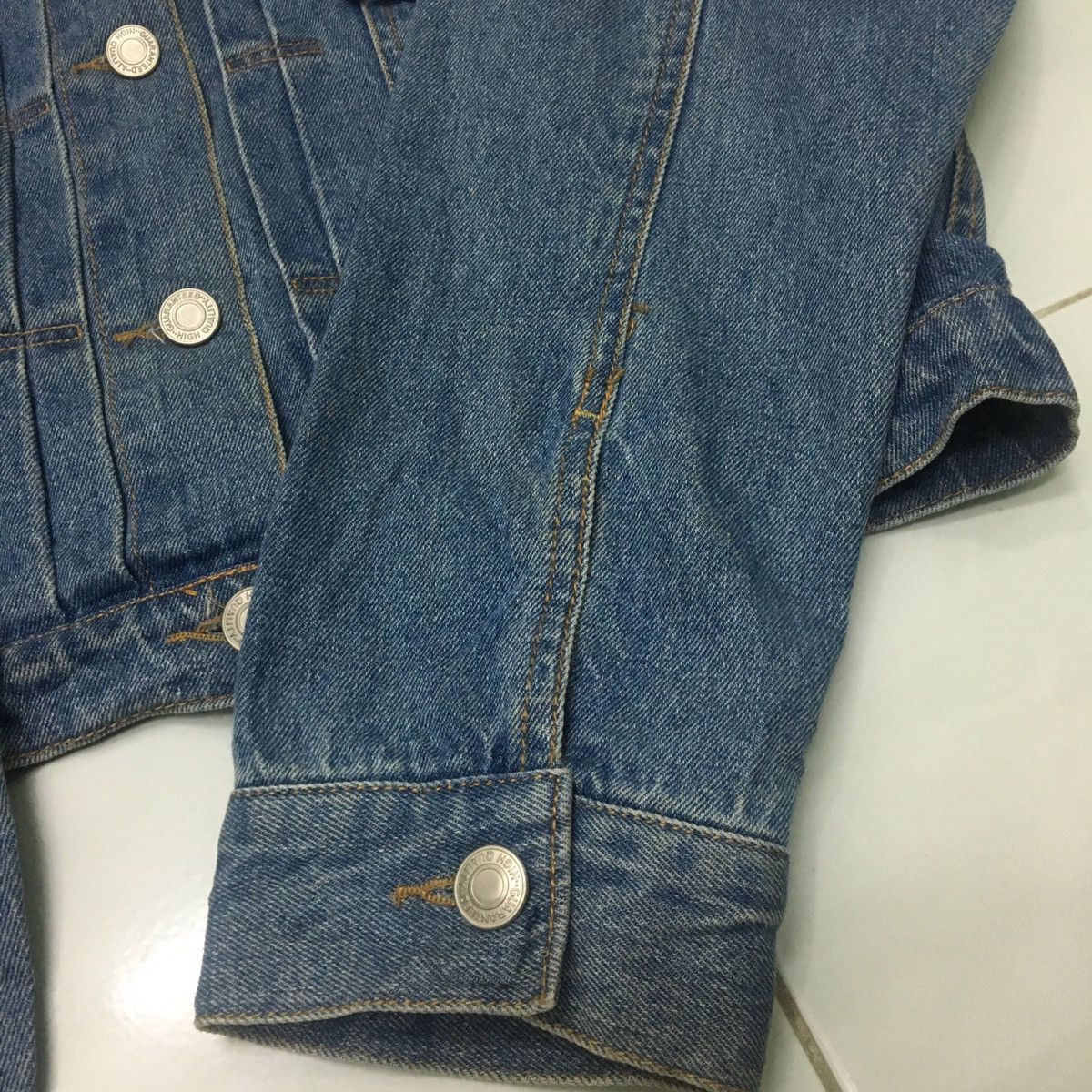 Japanese Brand Retro girl Denim Jacket For Women Size M / US 6-8 / IT 42-44 - 9 Thumbnail