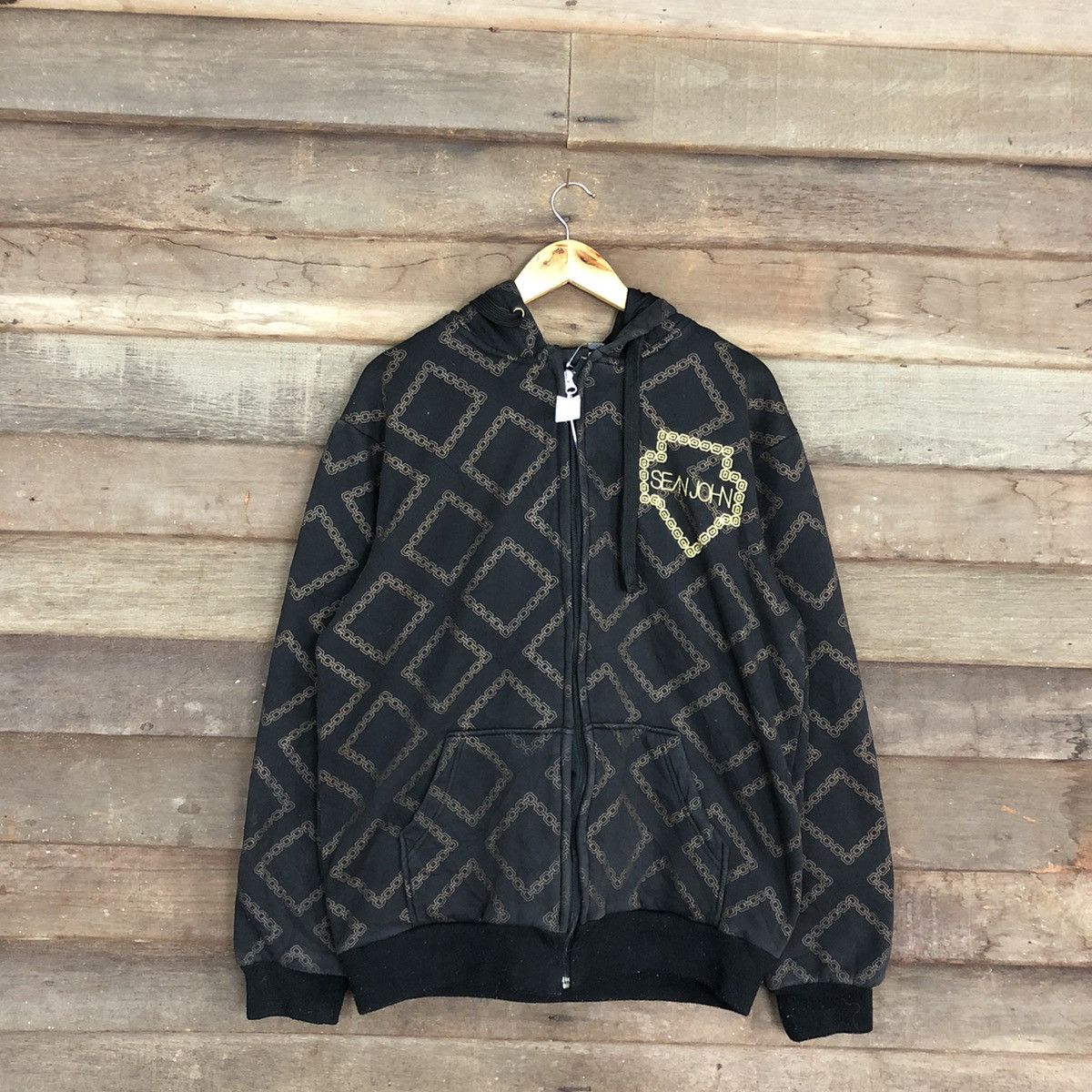 Sean John DLL Sean John Black Hoodies #c1143 Size US L / EU 52-54 / 3 - 3 Thumbnail