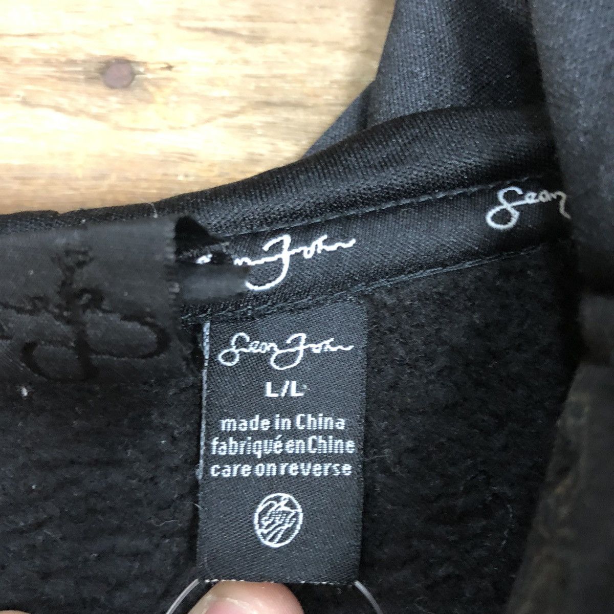 Sean John DLL Sean John Black Hoodies #c1143 Size US L / EU 52-54 / 3 - 12 Thumbnail